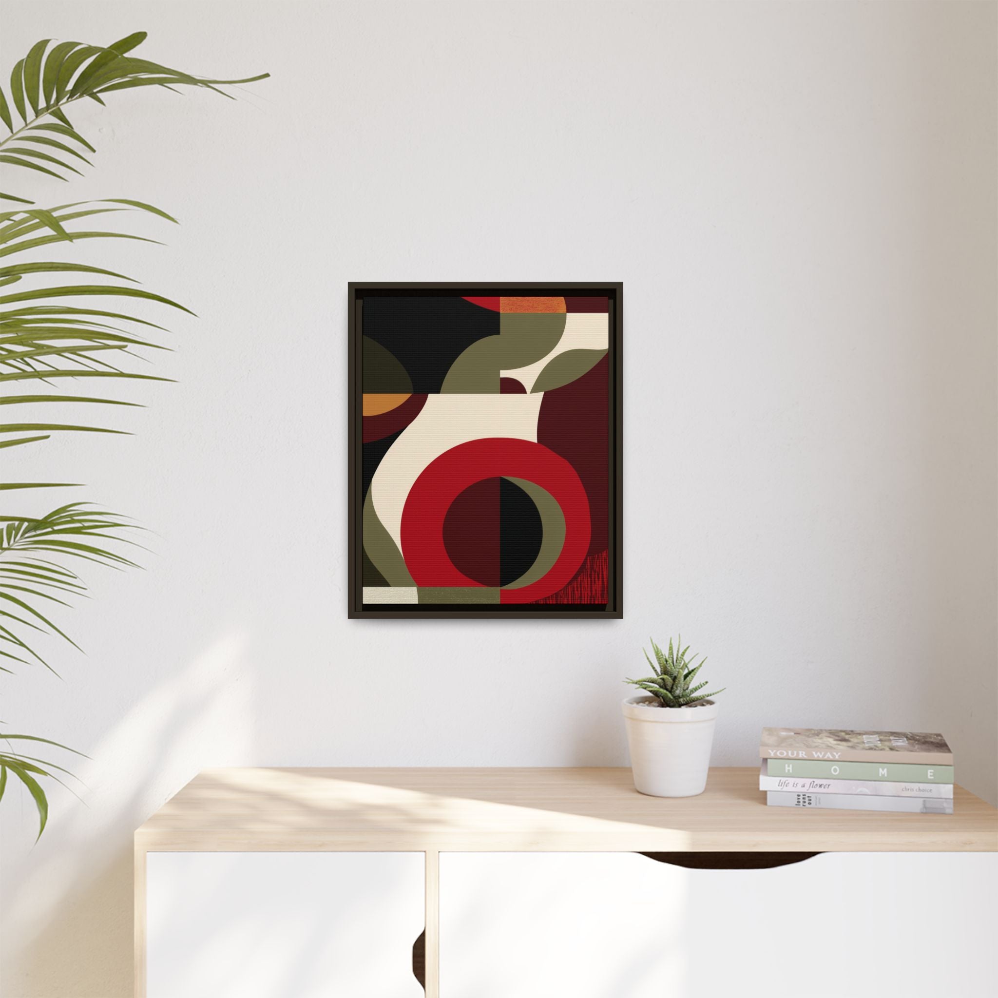 Geometric Intersections: Mid-Century Modern Design, Abstract Architectural Composition, Rhythmic Curved Forms   |   Custom Orders Accepted