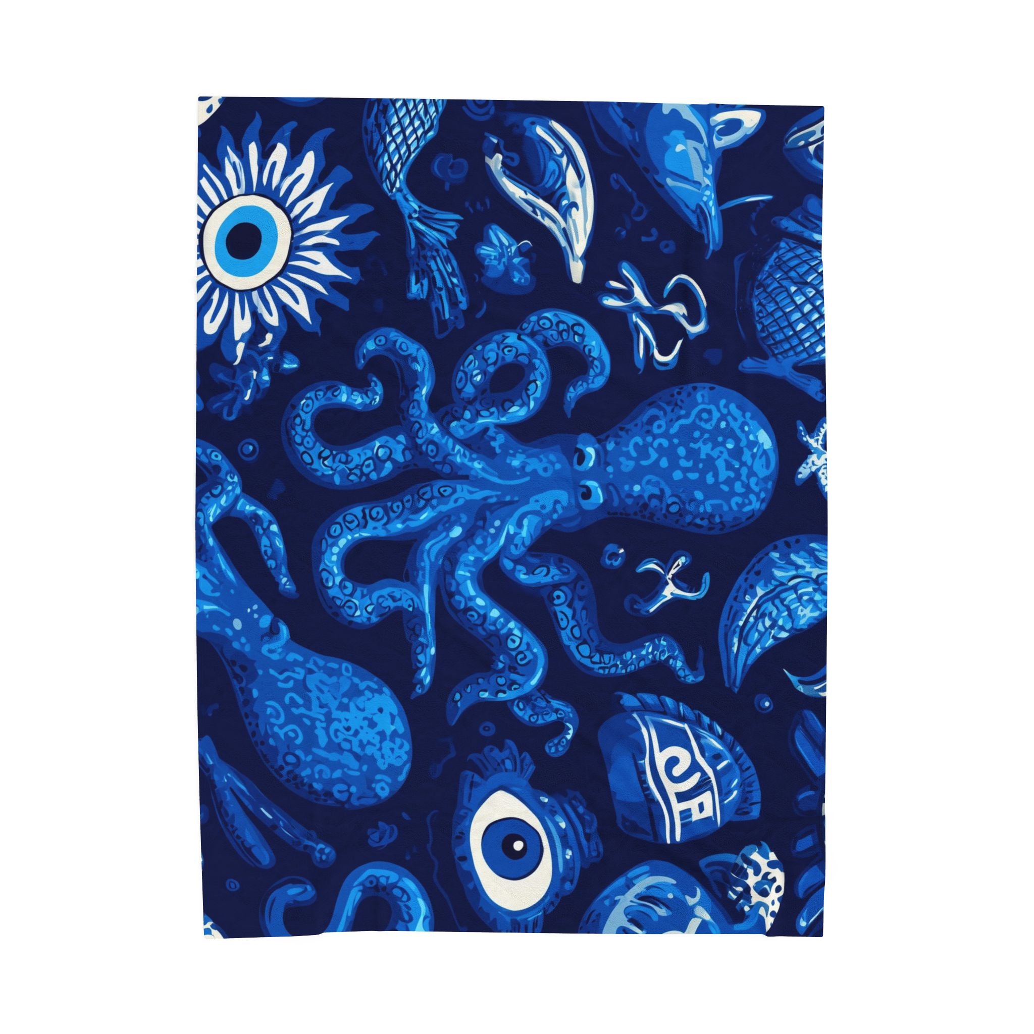 Depths of the Nazar: Oceanic Patterns, Blue Ceramic Symbolism   |   Custom Orders Accepted