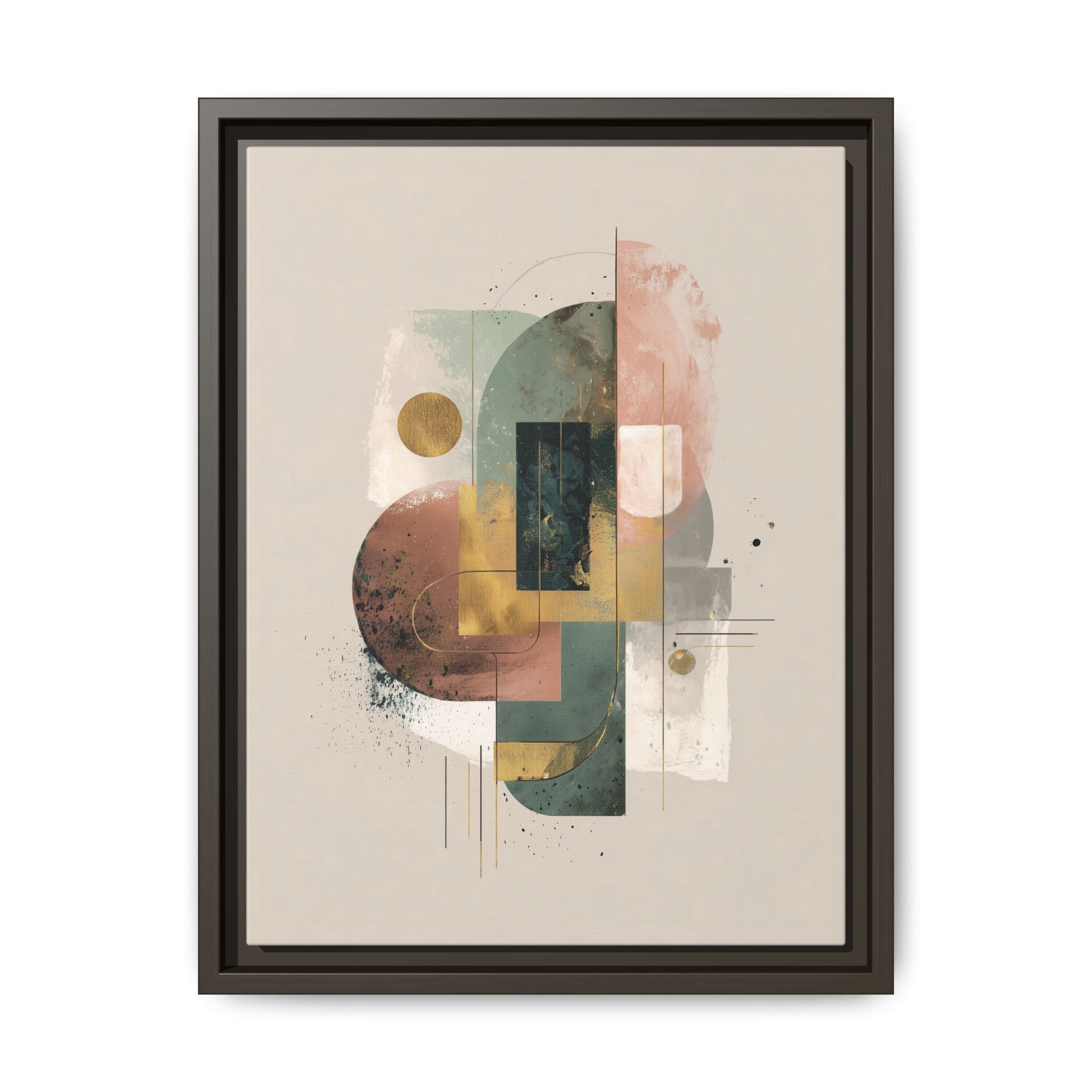 Organic Geometries: Fragmented Forms, Digital Abstract Composition, Layered Minimalist Art   |   Custom Orders Accepted