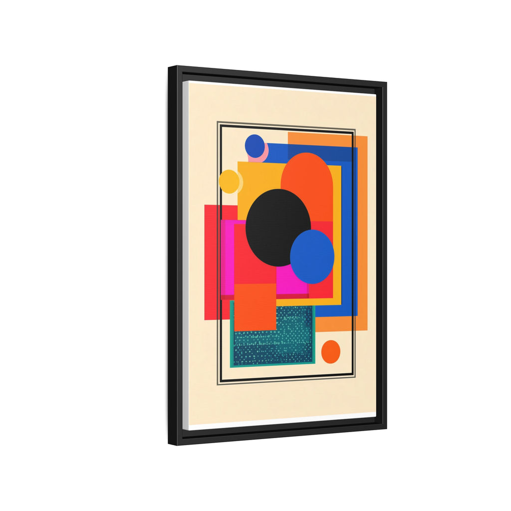Geometric Harmony: Abstract Color Blocks, Mid-Century Modern Design, Minimalist Art Composition   |   Custom Orders Accepted