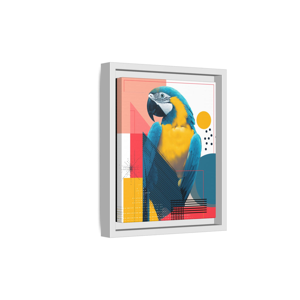 Macaw in Geometry: Vibrant Wildlife Digital Art, Modernist Design Fusion   |    Custom Orders Available