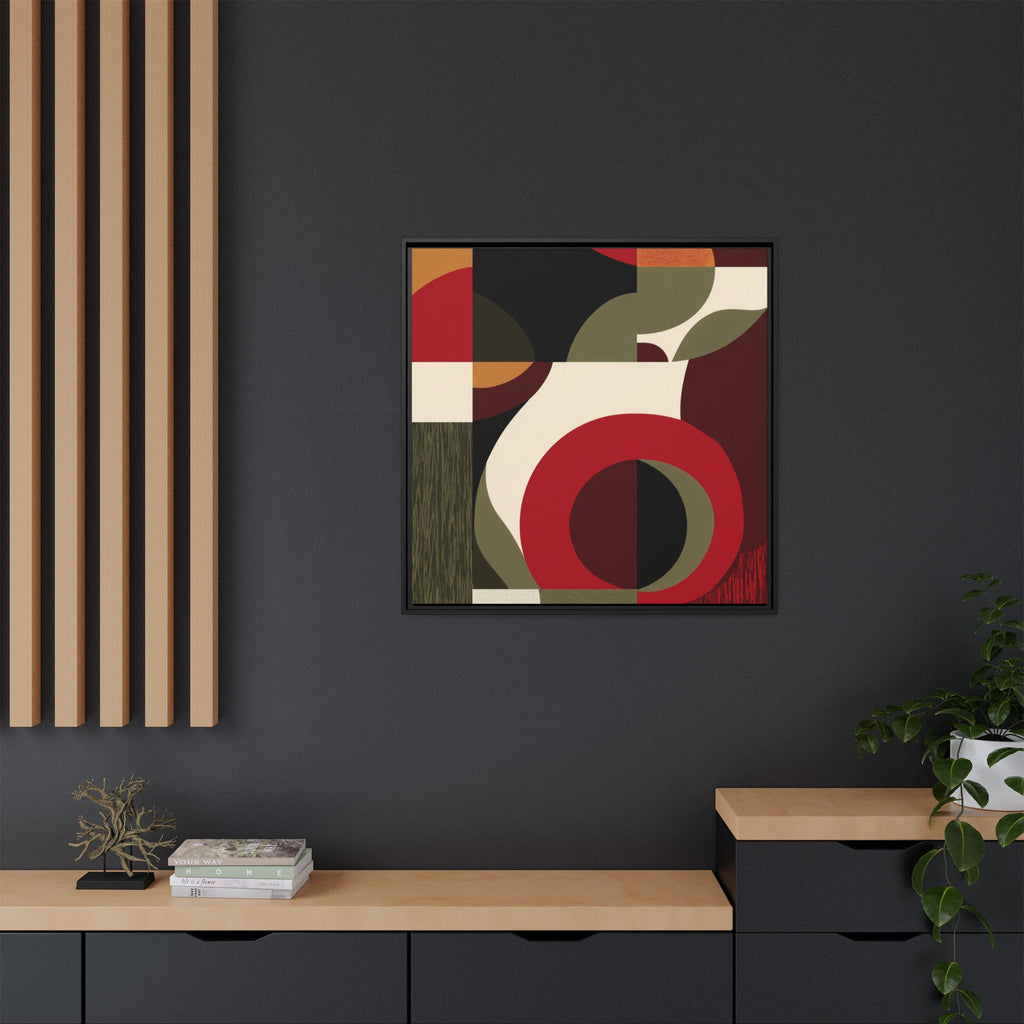 Geometric Intersections: Mid-Century Modern Design, Abstract Architectural Composition, Rhythmic Curved Forms   |   Custom Orders Accepted