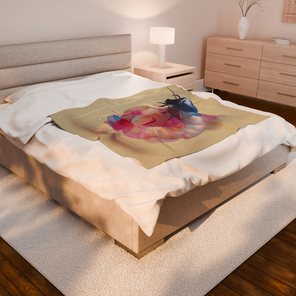 Chromatic Exoskeleton: Digital Beetle Render, Geometric Abstract Composition   |    Custom Orders Available