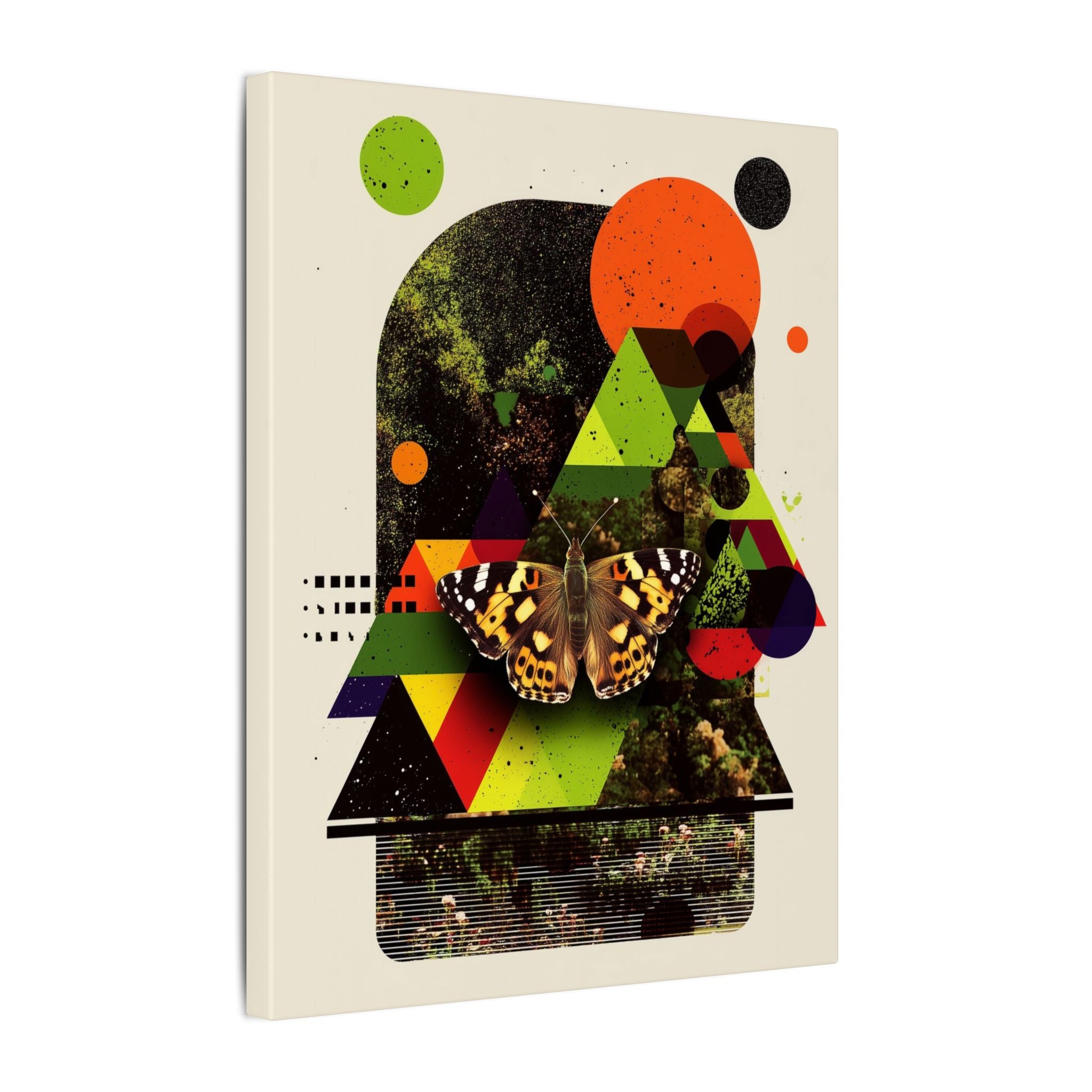 Metamorphic Geometry: Digital Nature Collage, Butterfly Kaleidoscope   |    Custom Orders Available