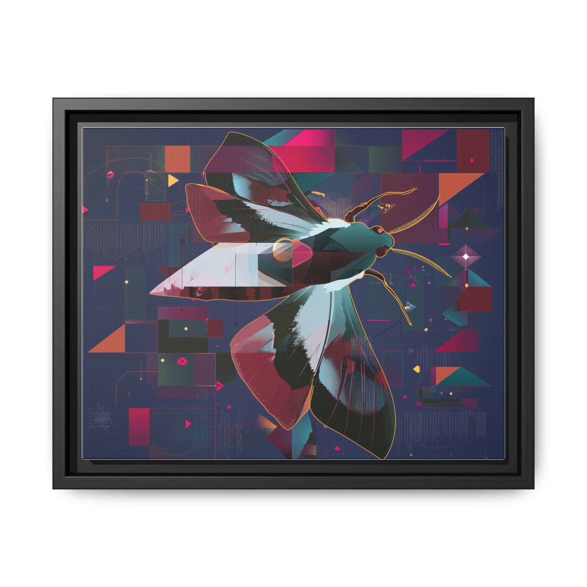 Digital Metamorphosis: Geometric Butterfly, Technological Nature   |    Custom Orders Available