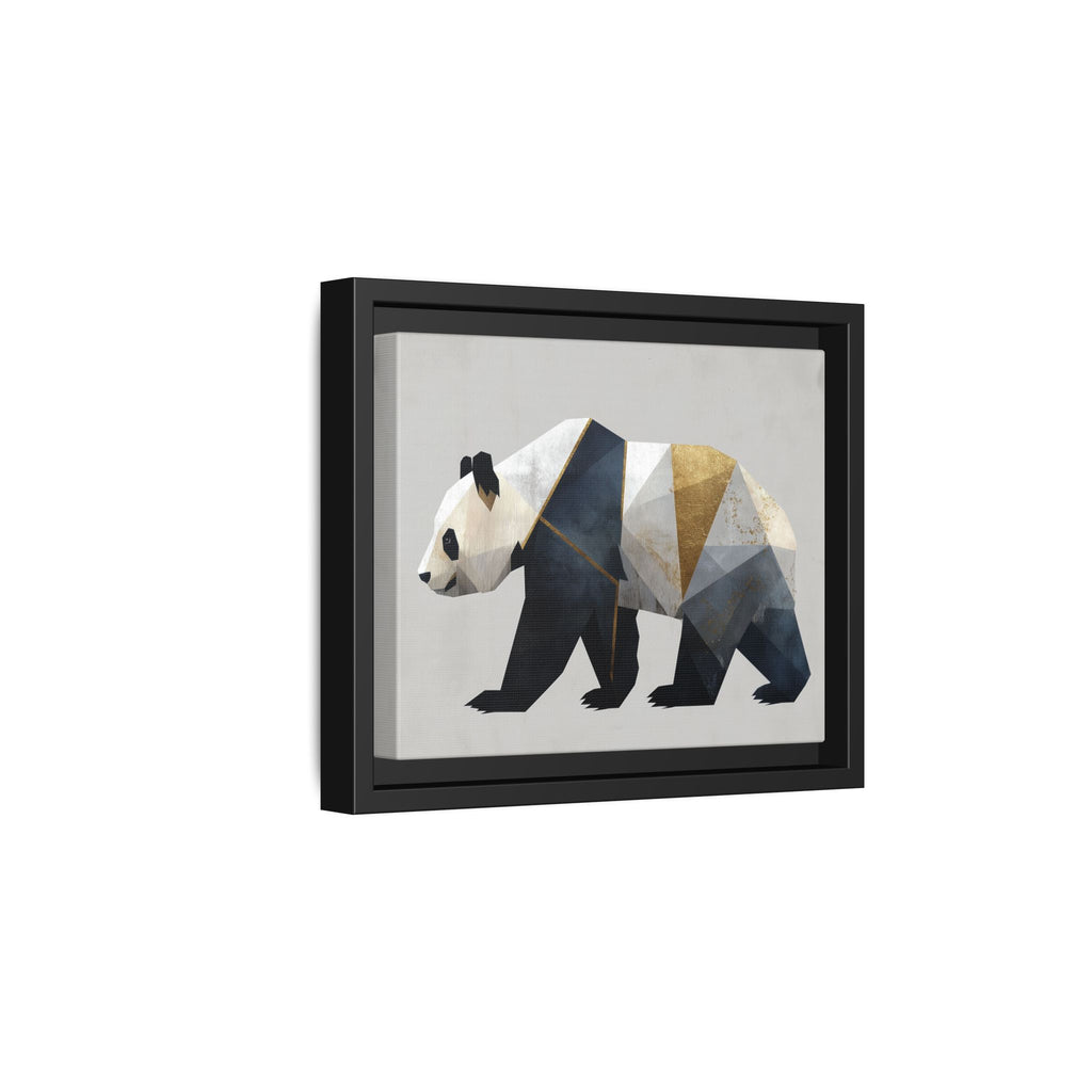 Geometric Panda: Cubist Animal Portrait, Modern Minimalist Art Style   |  Personalized & Custom Orders Available