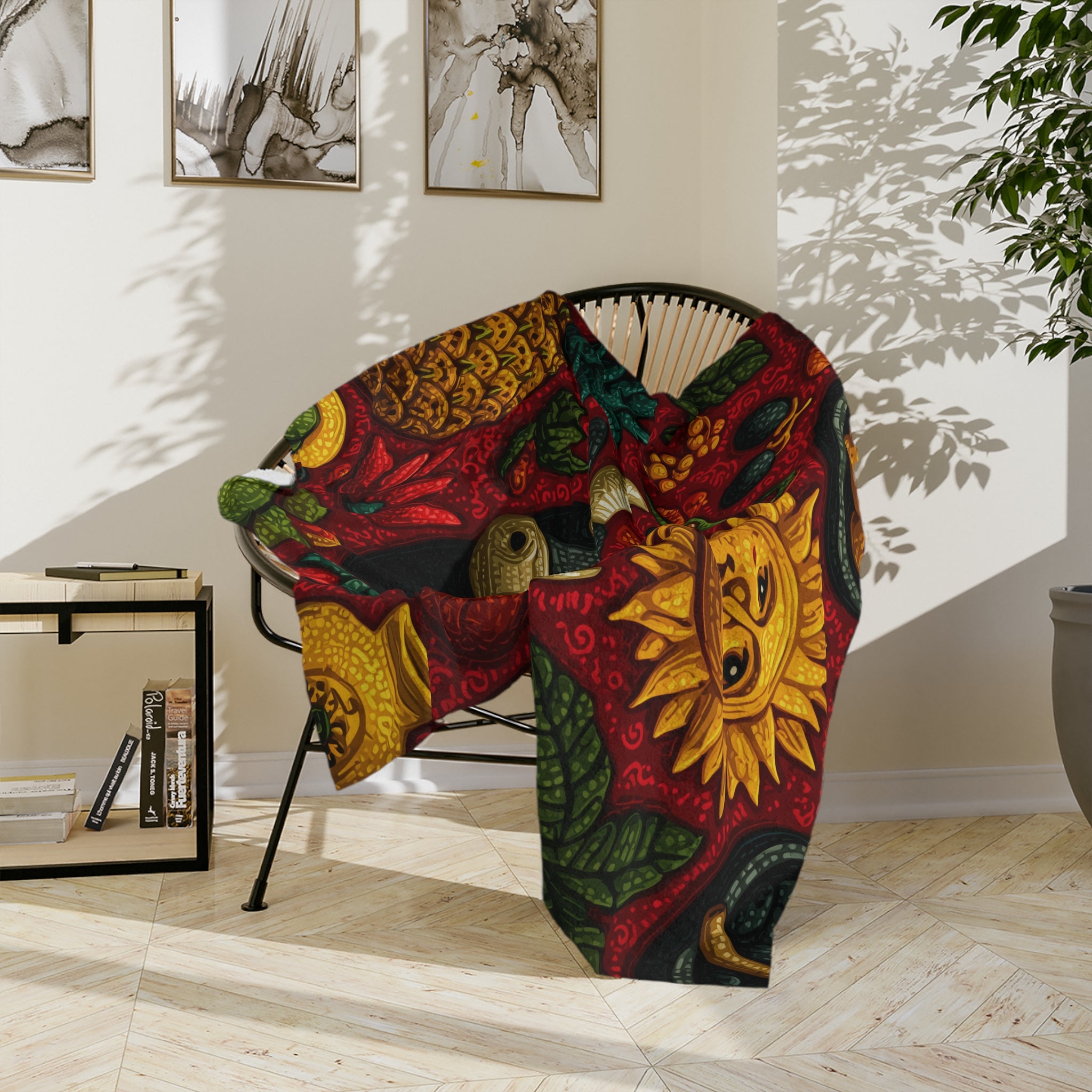 Vibrant Spanish Art Blanket, Cozy Home Décor, Bohemian Style Throw, Unique Gift for Any Occasion, Doona Cover, Duvet, Quilt