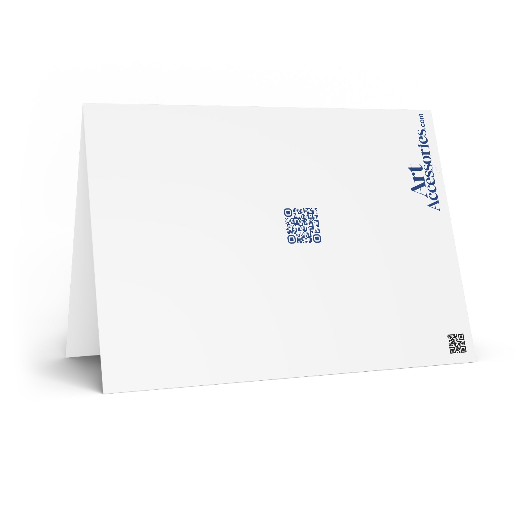 Camping Caravan Greeting Card — Retro Camper & Pine Trees Note Card