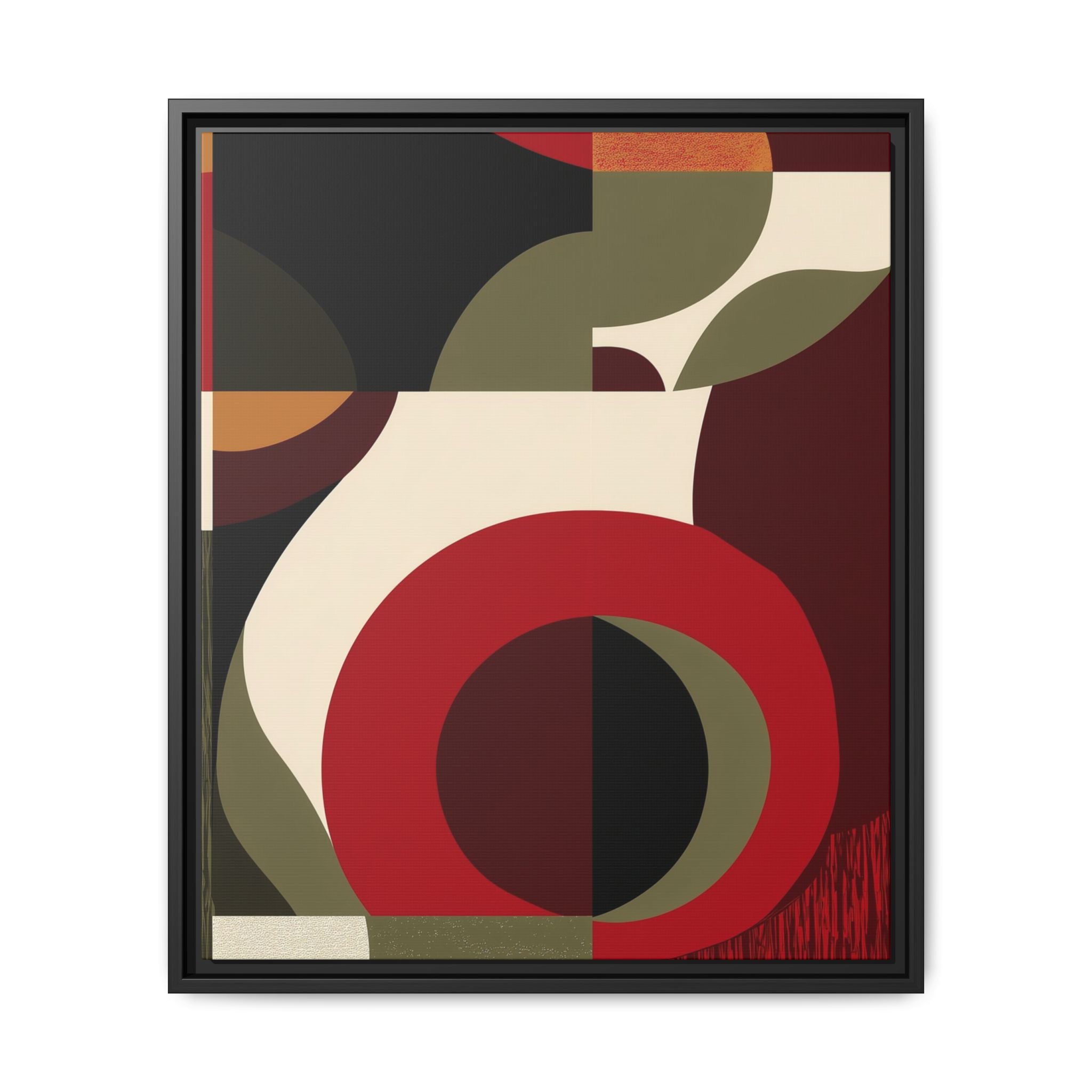 Geometric Intersections: Mid-Century Modern Design, Abstract Architectural Composition, Rhythmic Curved Forms   |   Custom Orders Accepted