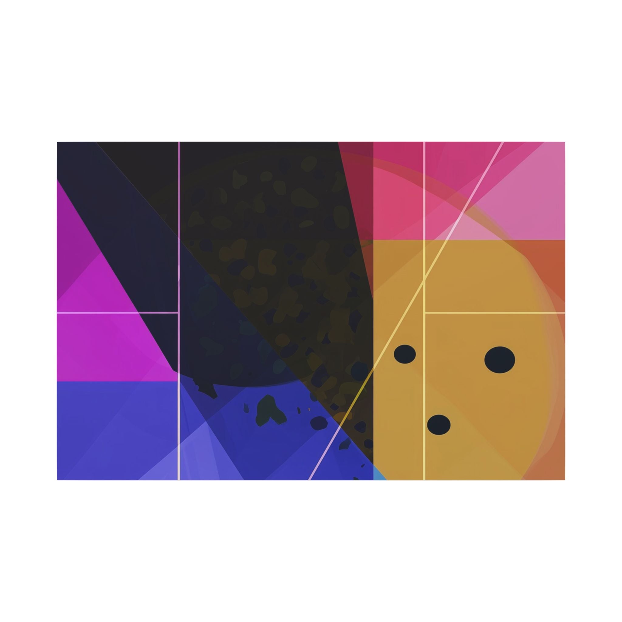 Geometric Intersections: Angular Minimalism, Digital Constructivism, Chromatic Grid Composition   |   Custom Orders Accepted