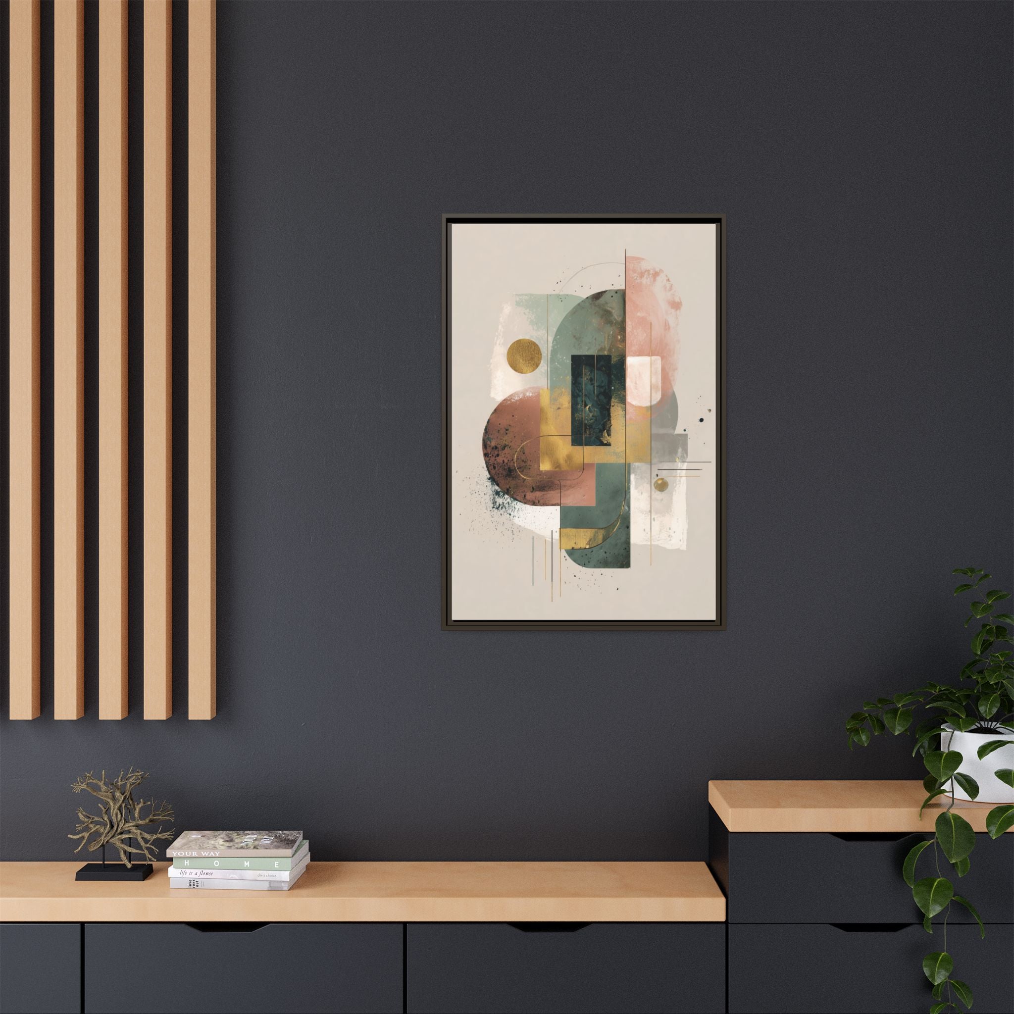 Organic Geometries: Fragmented Forms, Digital Abstract Composition, Layered Minimalist Art   |   Custom Orders Accepted