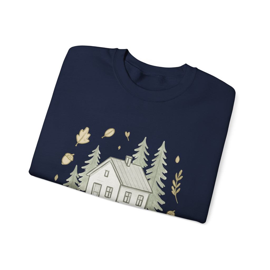 Autumn Cabin Vibes Sweatshirt - Forest Scene, 5 colours