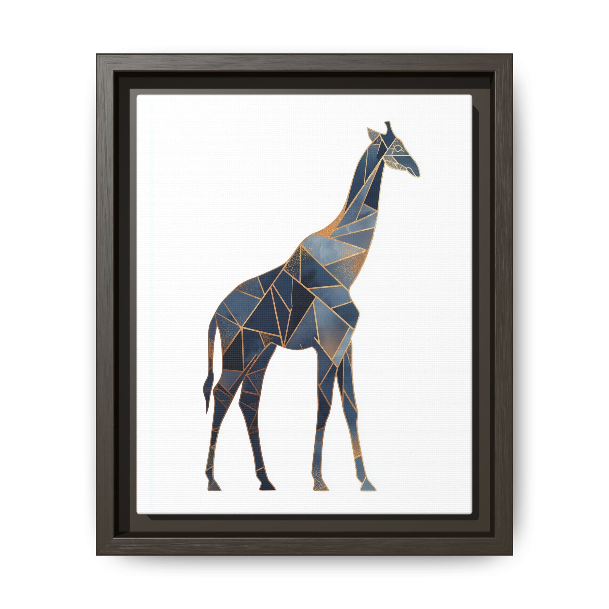 Geometric Giraffe Framed Print : Polygonal Wildlife Art, Modern Mosaic Design   |  Personalized & Custom Orders Available