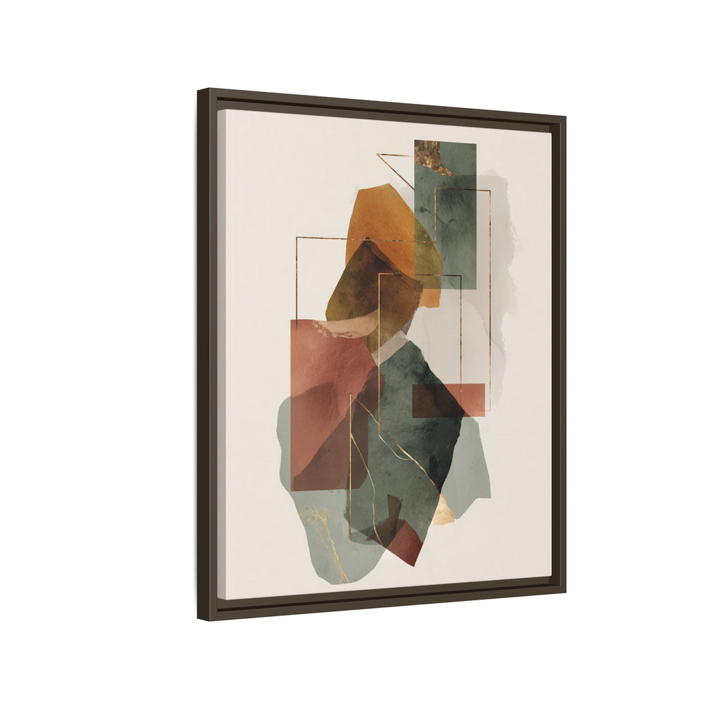 Harmonic Geometries: Architectural Abstraction, Earthy Palette, Minimalist Composition   |   Custom Orders Accepted