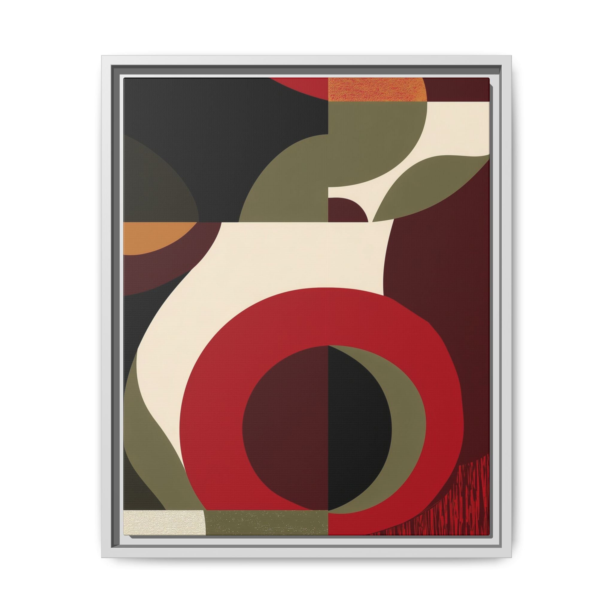 Geometric Intersections: Mid-Century Modern Design, Abstract Architectural Composition, Rhythmic Curved Forms   |   Custom Orders Accepted