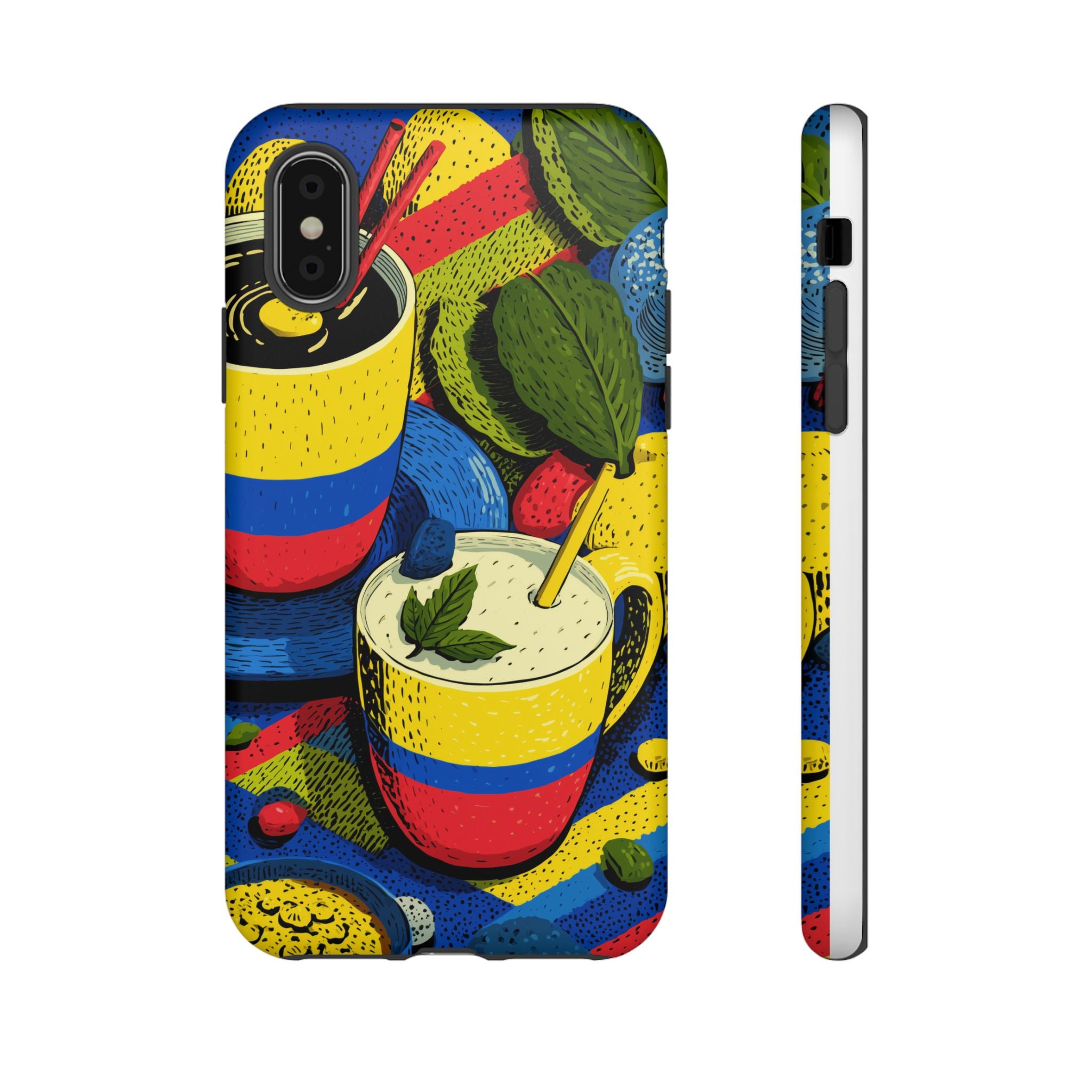Vibrant Phone Case for Tough Cases | Colorful Colombian Art, Unique Gift, Trendy Accessory, Summer Style, Festival Must-Have