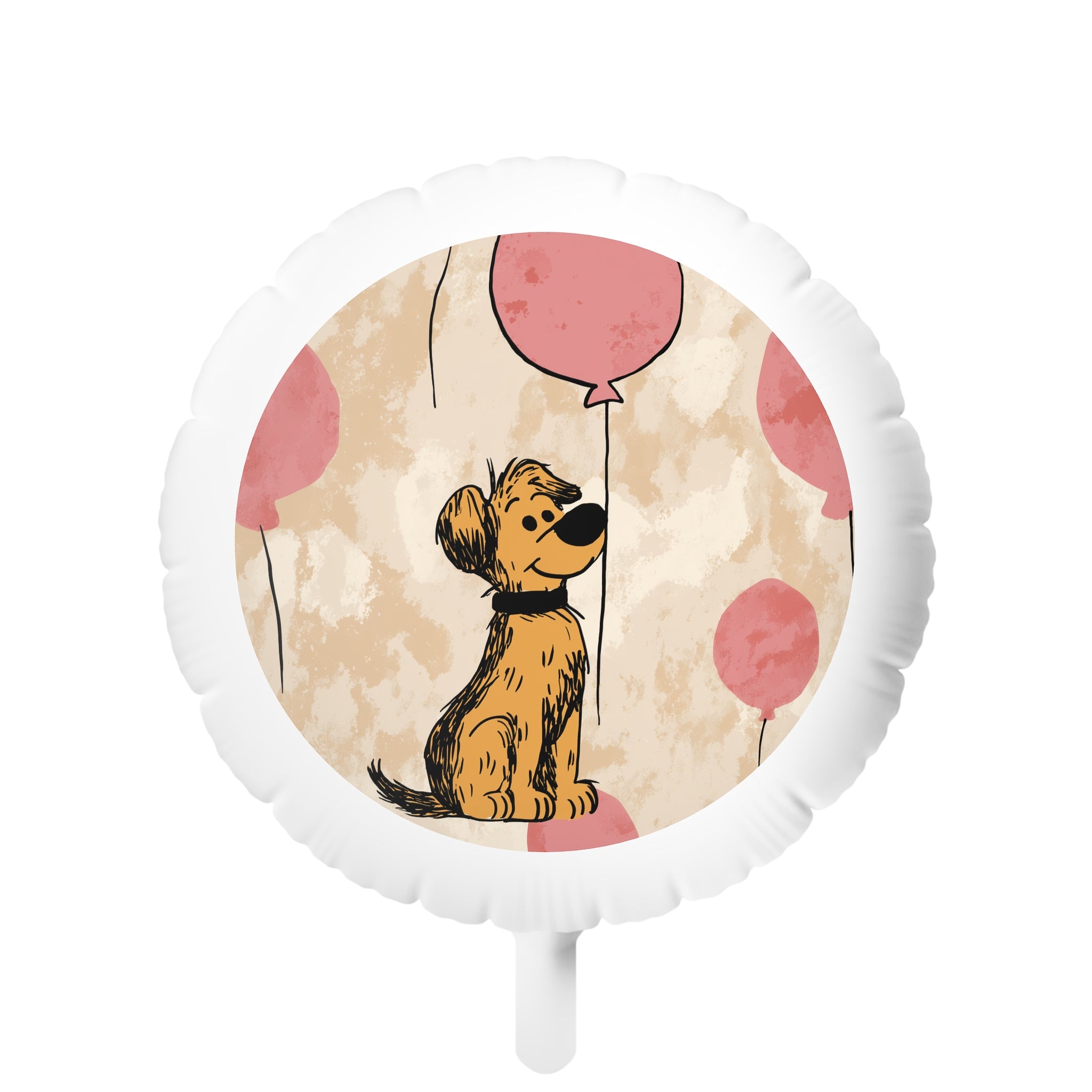 Cute Puppy Mylar Balloon — Dog Party Decoration