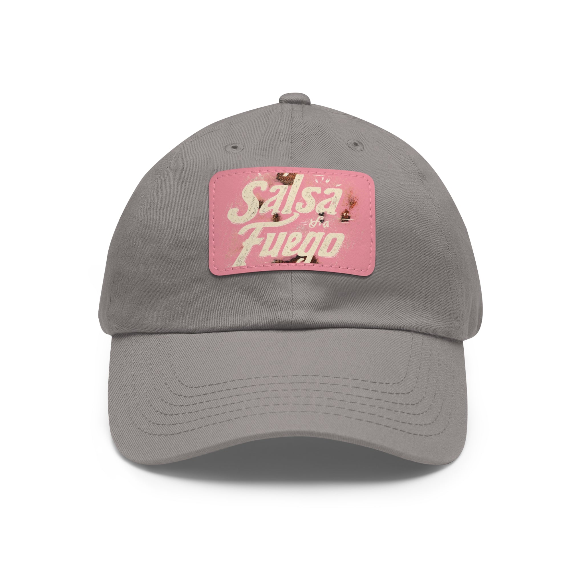 Salsa Fuego Dad Hat with Leather Patch (Rectangle)