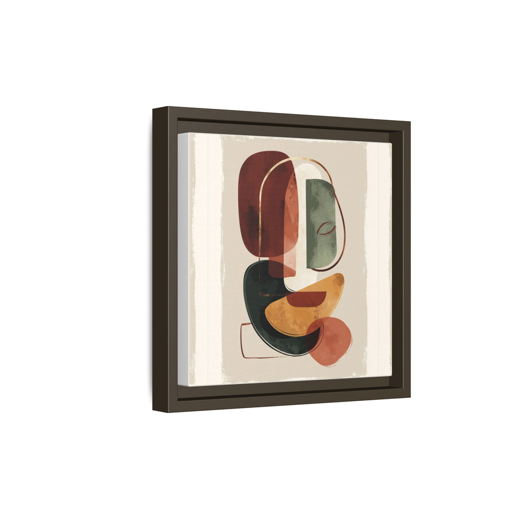 Layered Geometries: Mid-Century Modern Composition, Organic Abstract Design, Translucent Intersecting Shapes   |   Custom Orders Accepted