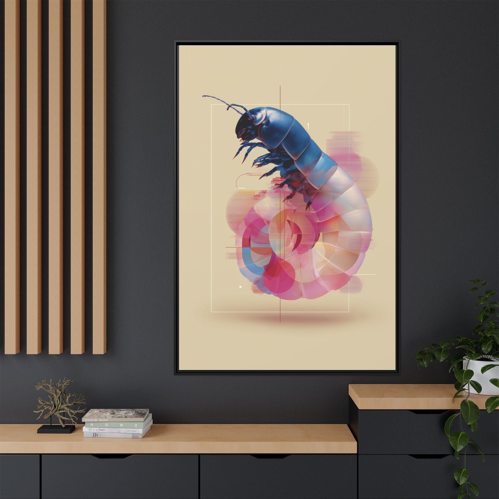 Exoskeleton Cipher: Digital Insect Rendering, Geometric Glitch Art   |    Custom Orders Available