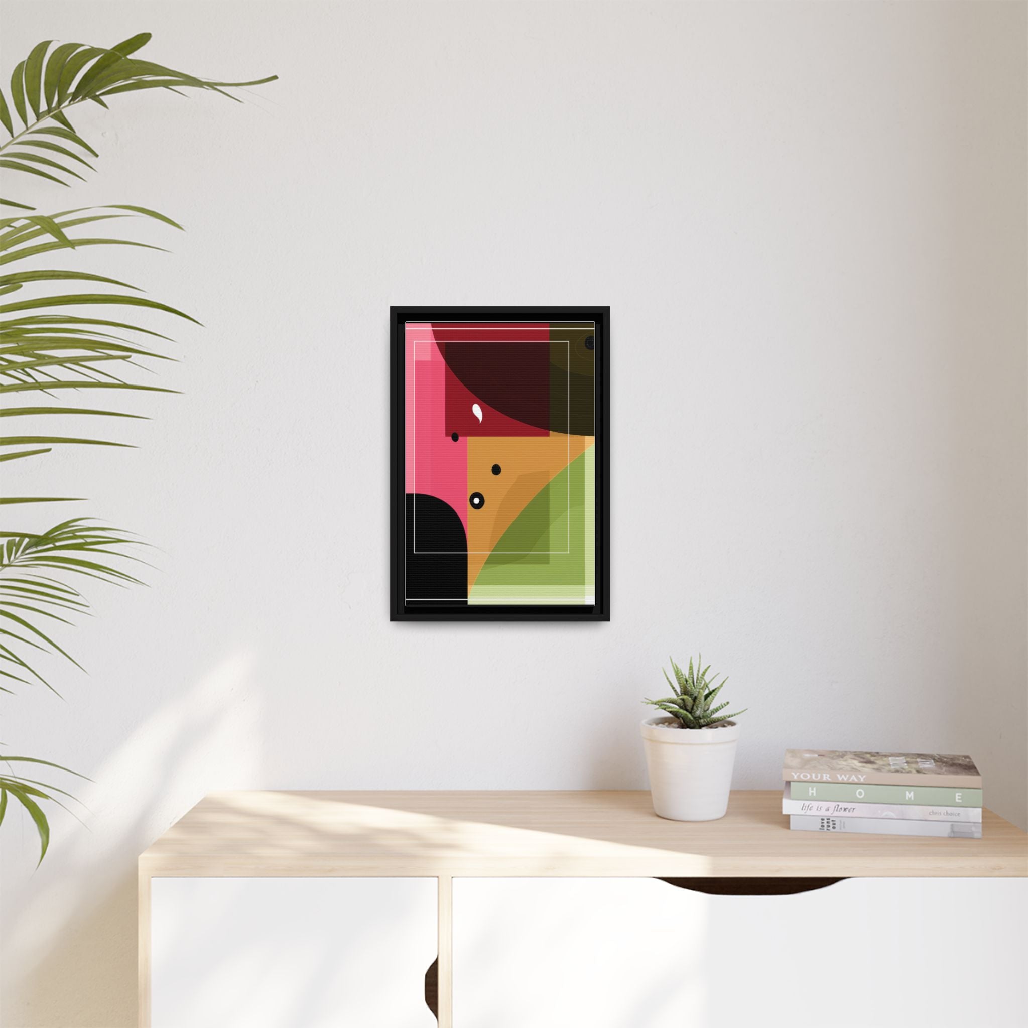 Geometric Convergence: Abstract Modernist Composition, Constructivist Color Blocking, Layered Geometric Design   |   Custom Orders Accepted