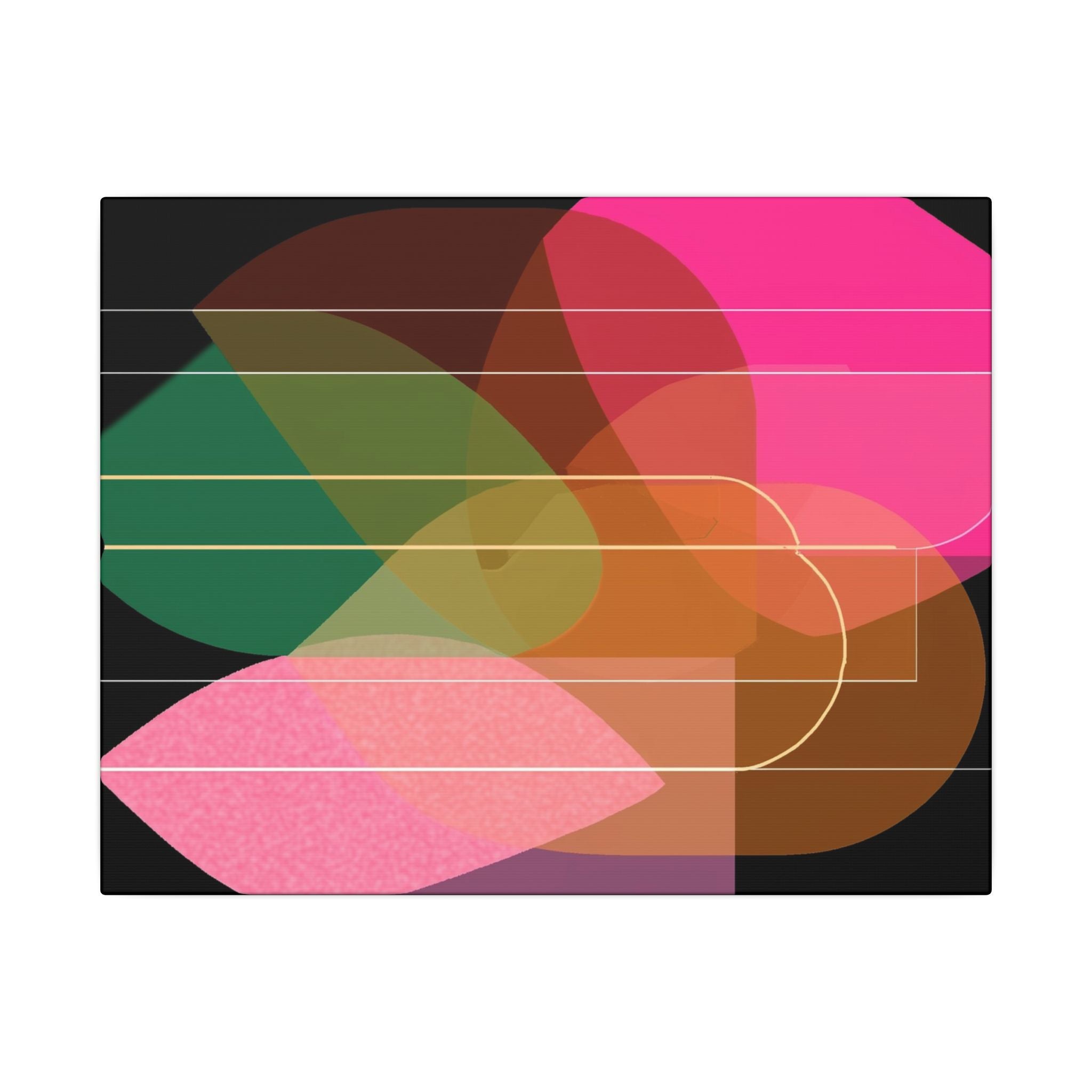 Chromatic Convergence: Layered Abstract Forms, Organic Geometric Interplay, Translucent Color Spectrum   |   Custom Orders Accepted