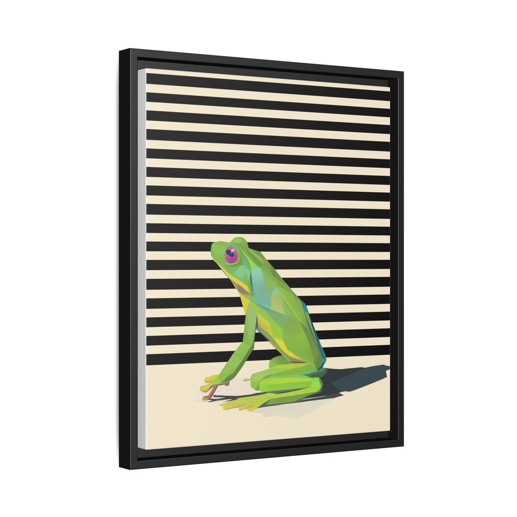 Geometric Amphibian: Stylized Frog Design, Modern Minimalist Art Print   |    Custom Orders Available