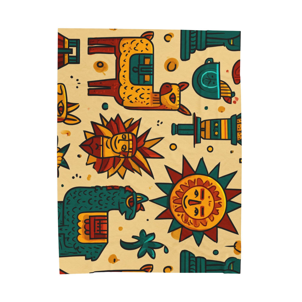 Andean Rhythms: Folkloric Llama Pattern, Peruvian Cultural Illustration   |   Custom Orders Accepted