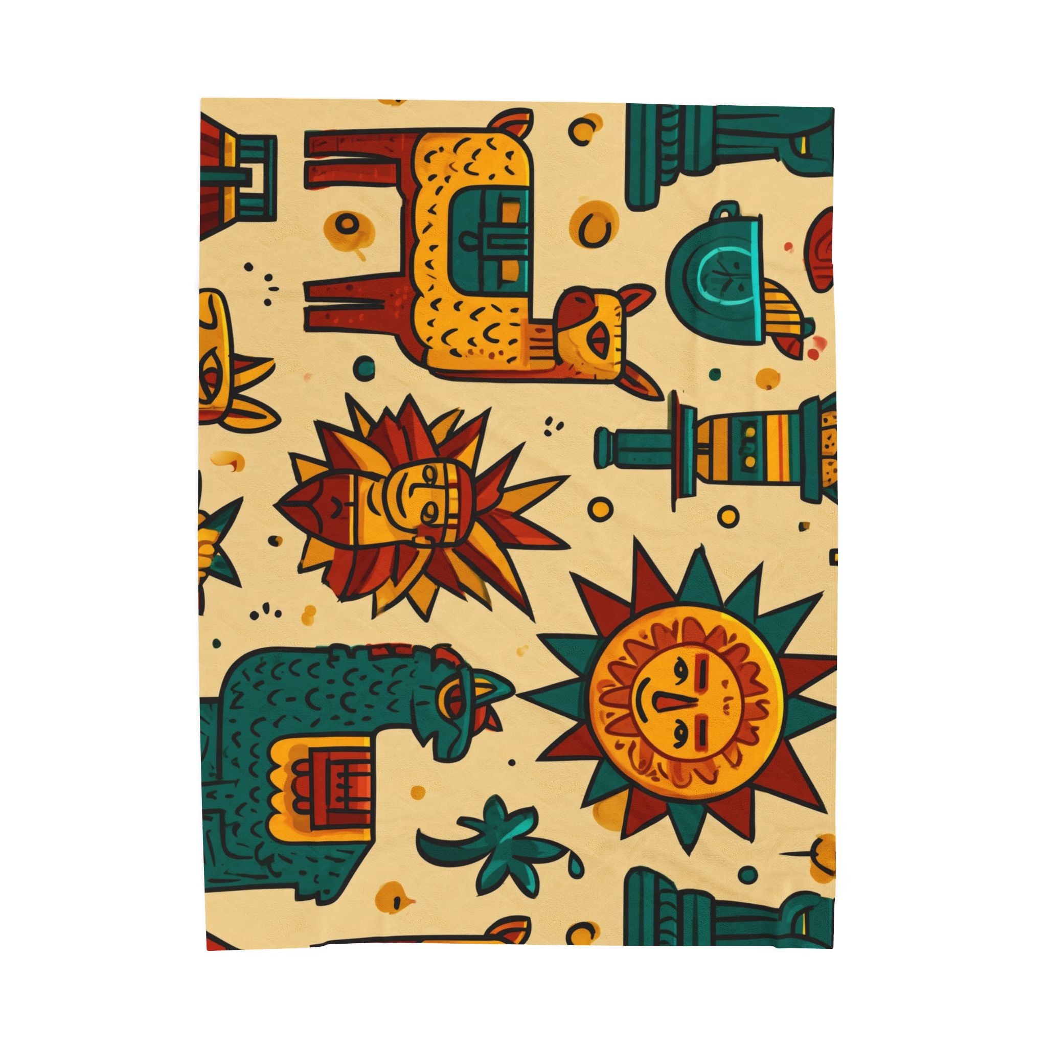 Andean Rhythms: Folkloric Llama Pattern, Peruvian Cultural Illustration   |   Custom Orders Accepted