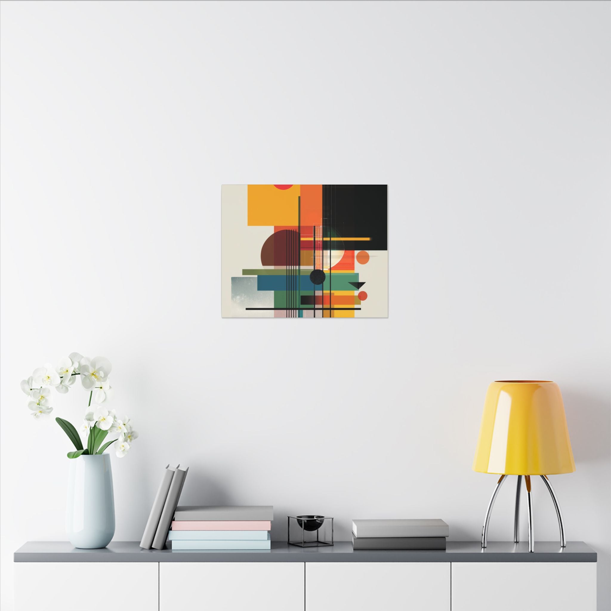 Geometric Harmony: Bauhaus Intersections, Constructivist Layers, Abstract Color Blocks   |   Custom Orders Accepted
