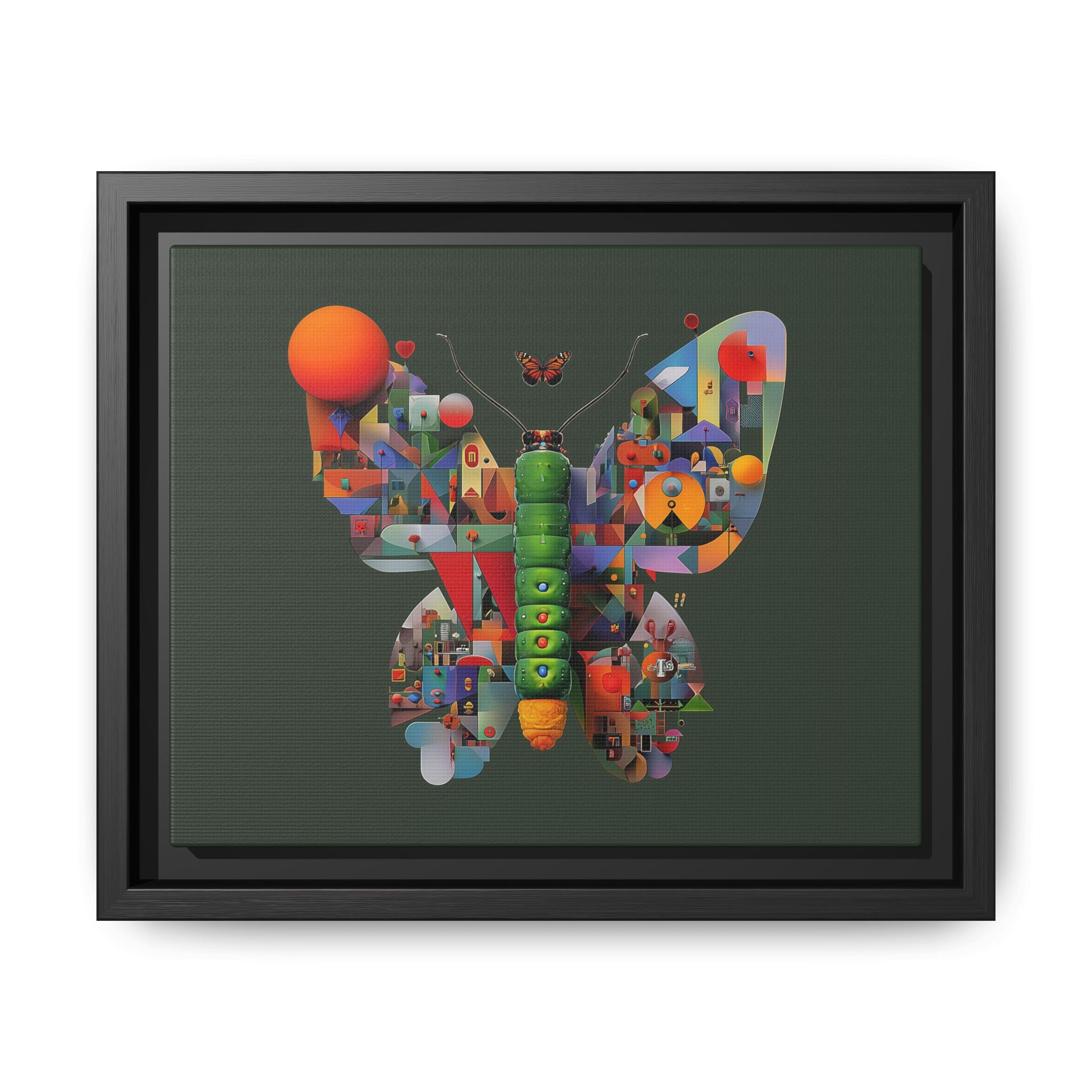Furnie: Geometric Butterfly Mosaic, Digital Art Landscape   |    Custom Orders Available