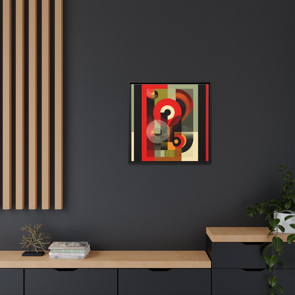 Chromatic Geometrics: Abstract Constructivist Composition, Modernist Color Blocking, Layered Circular Forms   |   Custom Orders Accepted