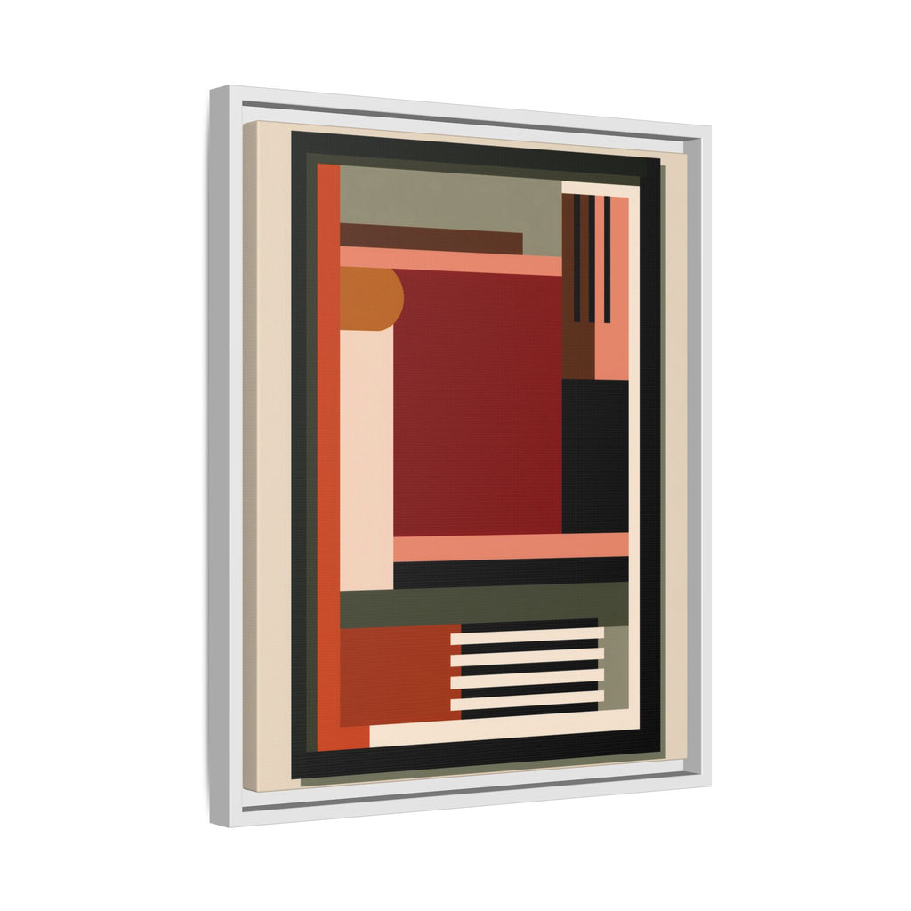 Architectural Geometries: Modern Abstract Composition, Bauhaus-Inspired Design, Geometric Color Blocking   |   Custom Orders Accepted