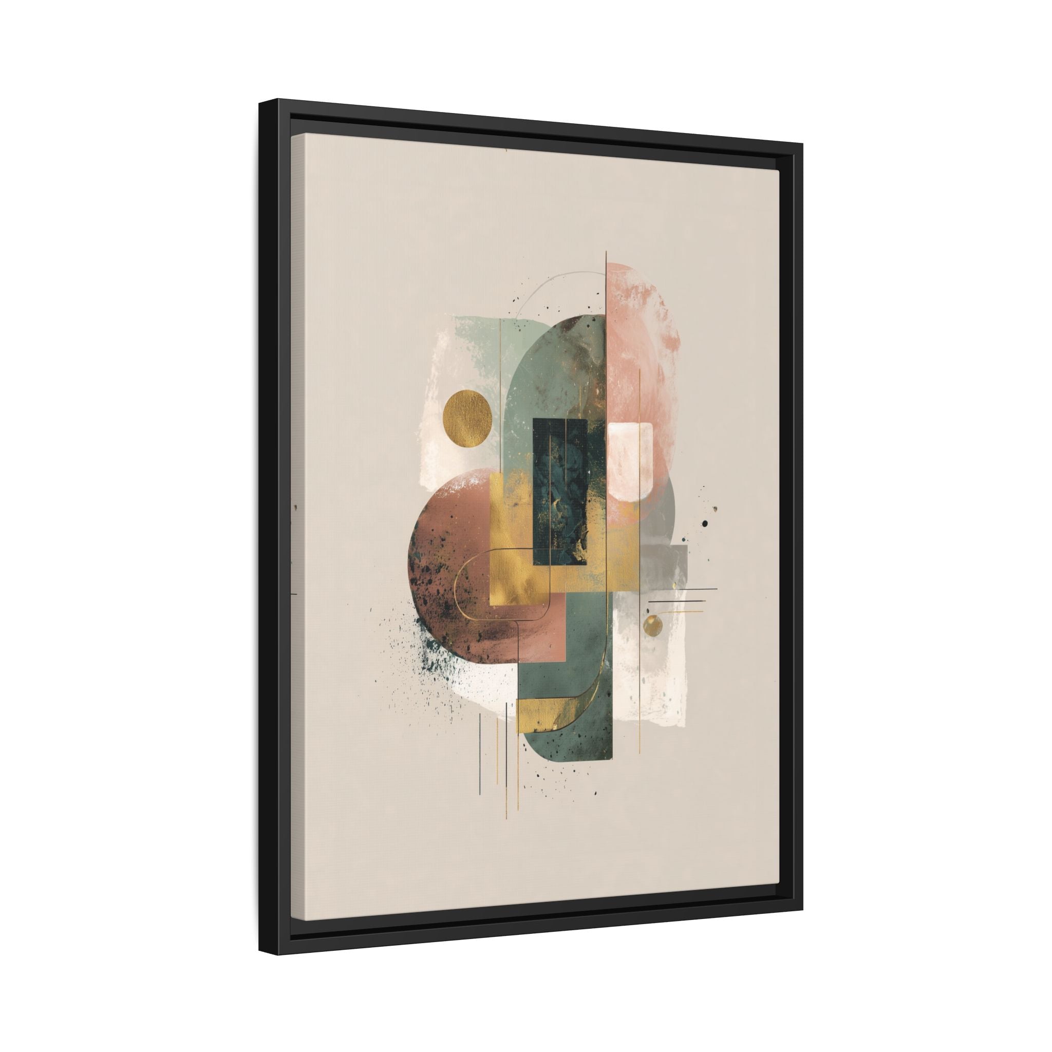 Organic Geometries: Fragmented Forms, Digital Abstract Composition, Layered Minimalist Art   |   Custom Orders Accepted