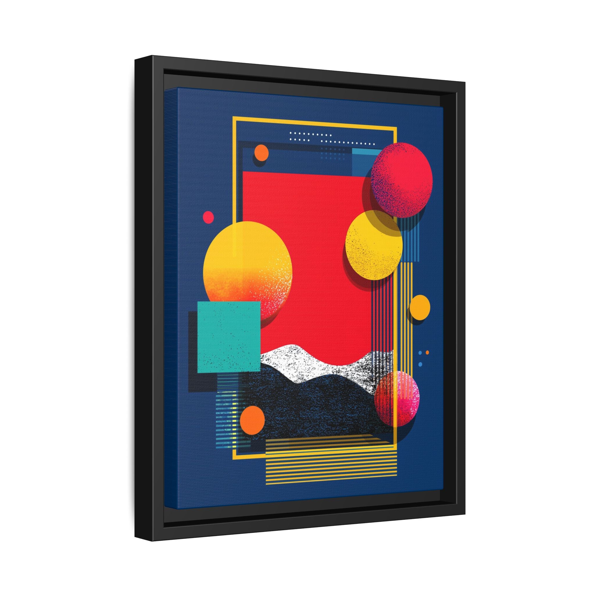 Geometric Horizons: Abstract Landscape Composition, Modernist Digital Art, Colorful Geometric Design   |   Custom Orders Accepted