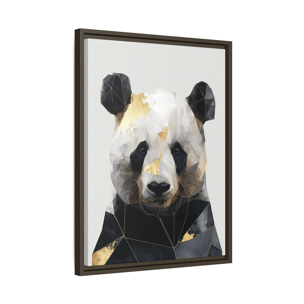 Fractal Panda: Geometric Digital Art, Low Poly Wildlife Portrait   |  Personalized & Custom Orders Available