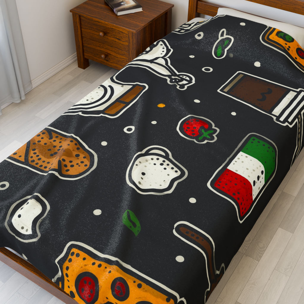 Italian Lifestyle Mosaic: Culinary Icons Celebration, Vibrant Cultural Design   |   Custom Orders Accepted