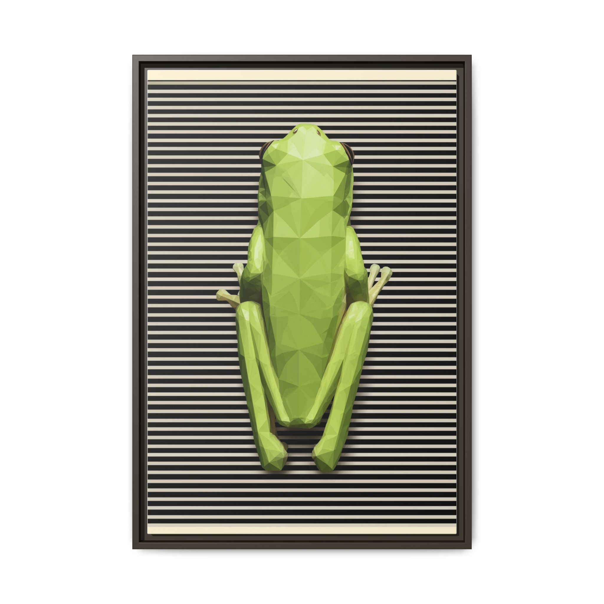 Geometric Amphibian: Low-Poly Frog Design, Digital Art Minimalism   |  Personalized & Custom Orders Available
