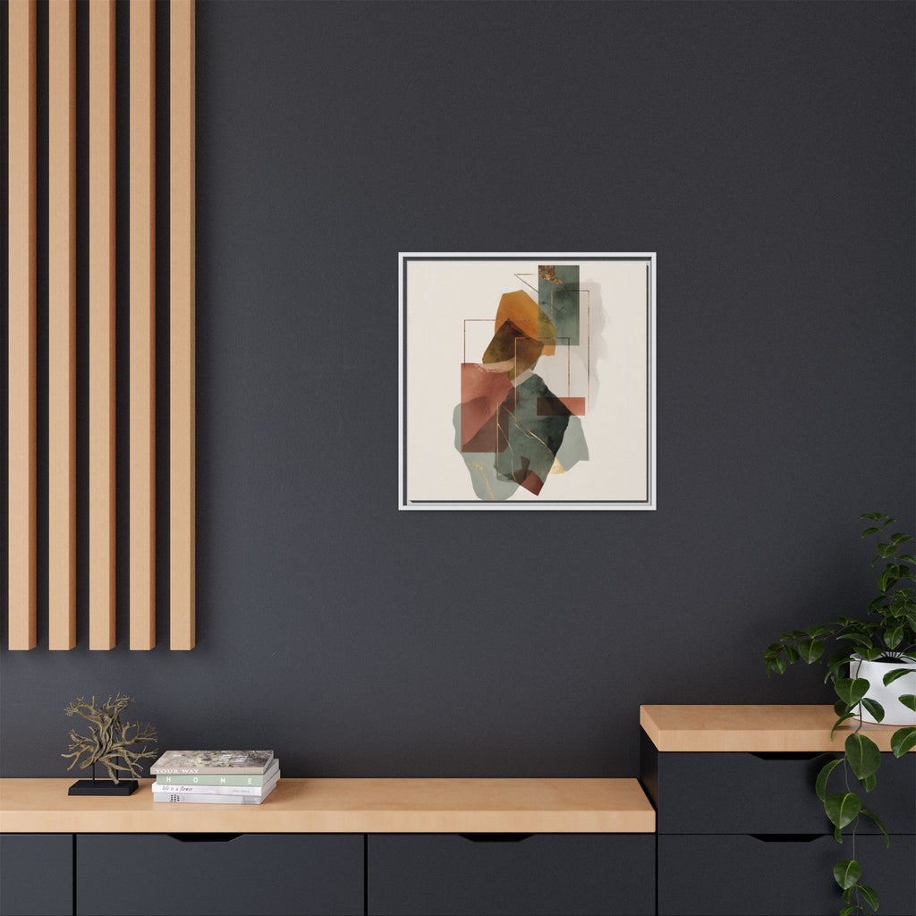 Harmonic Geometries: Architectural Abstraction, Earthy Palette, Minimalist Composition   |   Custom Orders Accepted