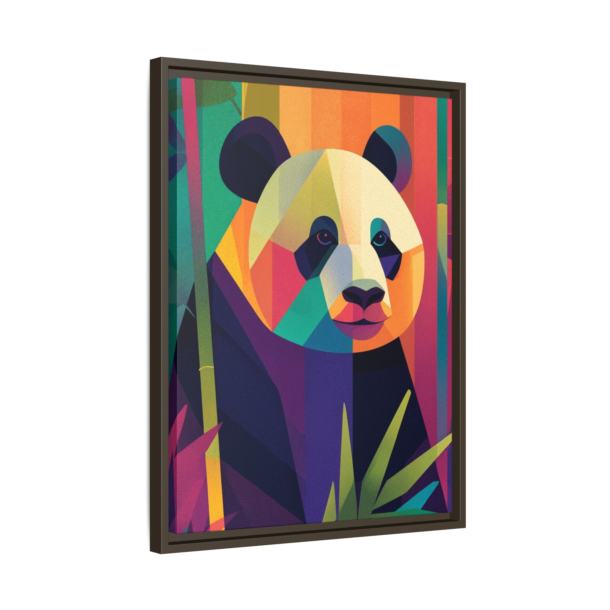 Geometric Panda Framed Print : Kaleidoscope Panda, Digital Art Illustration   |  Personalized & Custom Orders Available