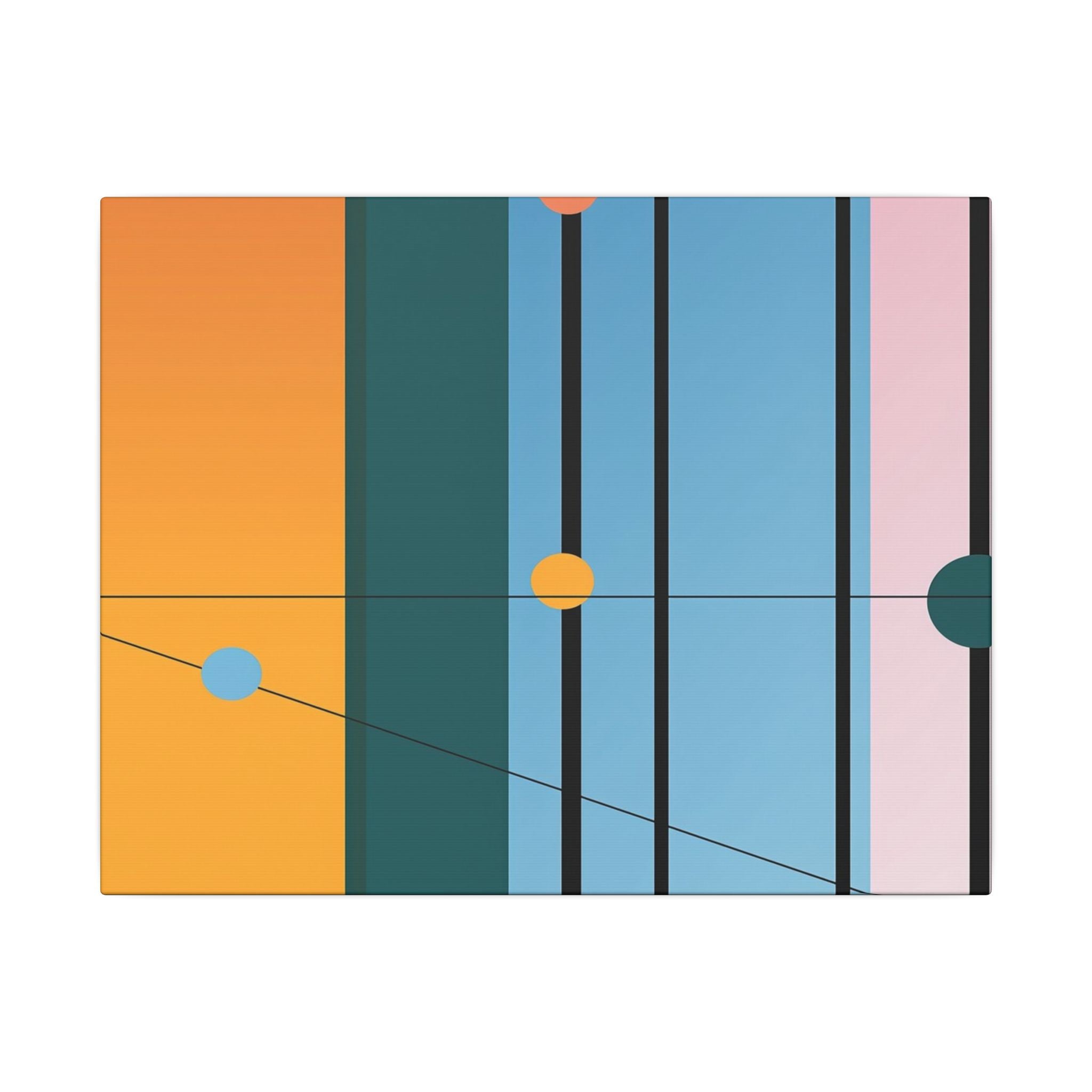 Geometric Networks: Constructivist Color Planes, Intersectional Design, Minimalist Spatial Composition   |   Custom Orders Accepted