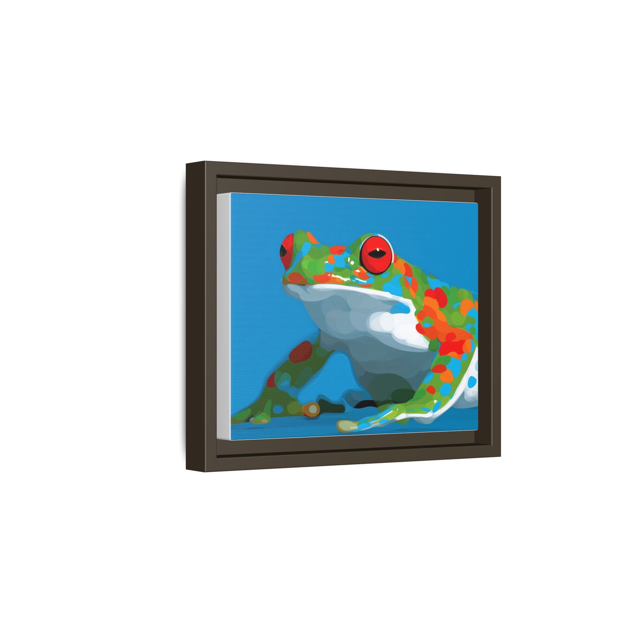 Mosaic Frog: Geometric Wildlife Art, Colorful Amphibian Print   |    Custom Orders Available