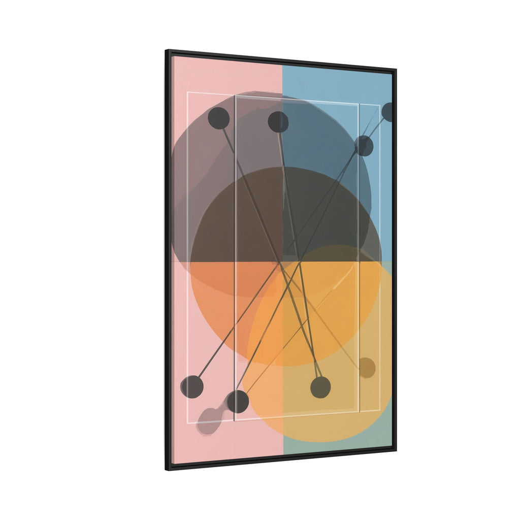 Geometric Intersections: Pastel Quadrants, Mid-Century Minimalism, Network Nodes   |   Custom Orders Accepted