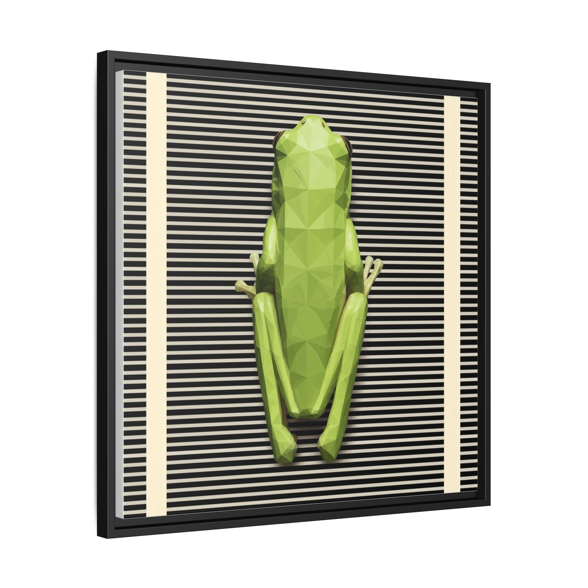 Geometric Amphibian: Low-Poly Frog Design, Digital Art Minimalism   |  Personalized & Custom Orders Available