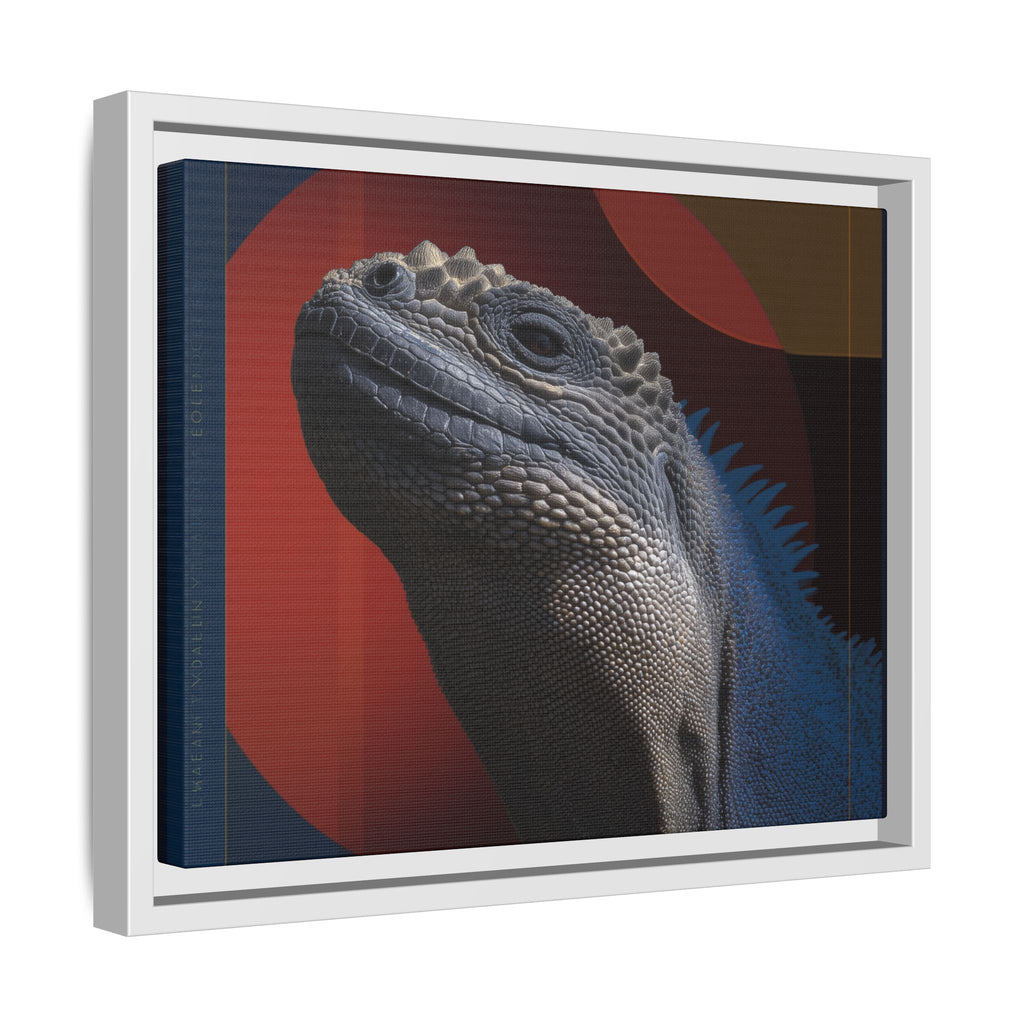 Scales of Antiquity: Prehistoric Reptilian Portrait, Abstract Geometric Composition   |    Custom Orders Available