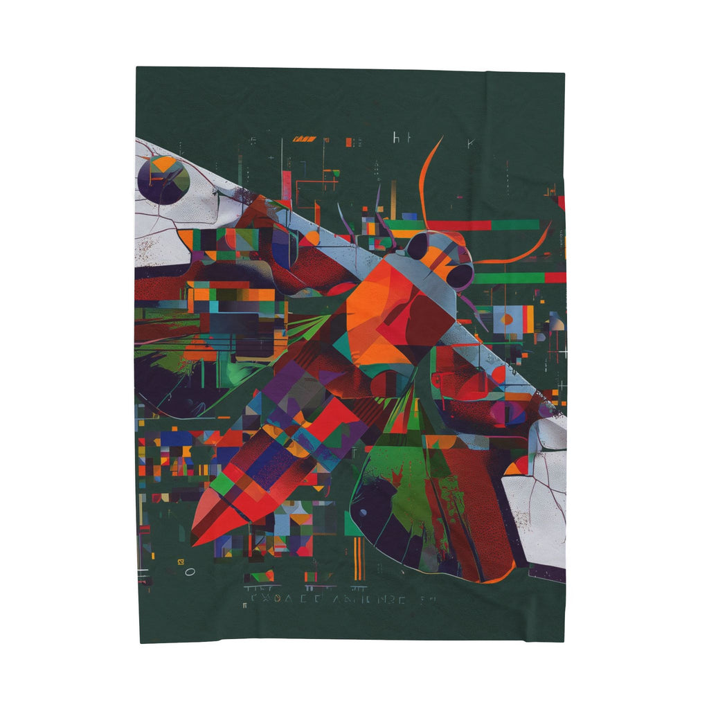 Geometric Butterfly: Digital Fractured Symmetry, Vibrant Abstraction   |    Custom Orders Available