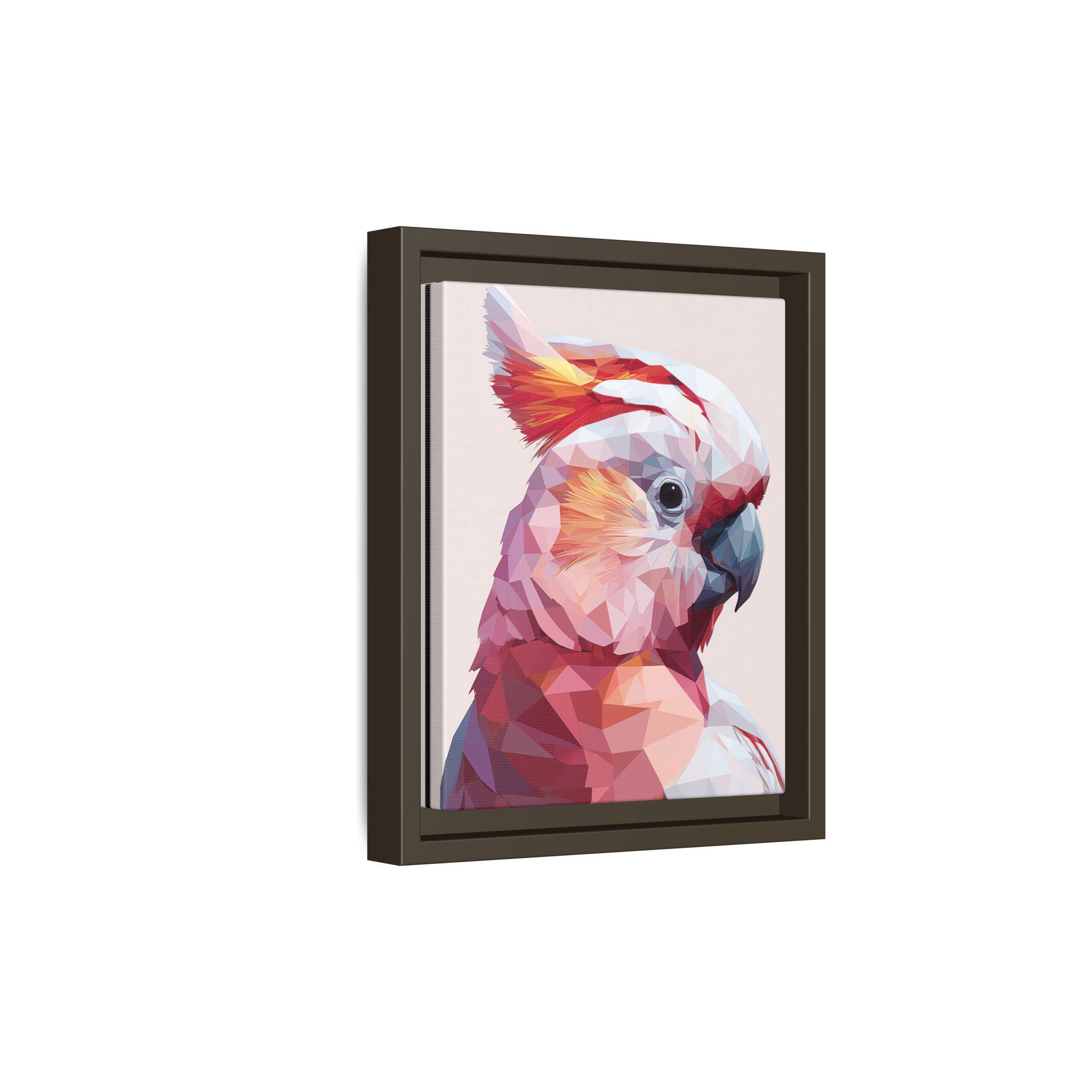 Geometric Cockatoo Portrait: Low-Poly Bird Art, Vibrant Abstract Illustration   |    Custom Orders Available