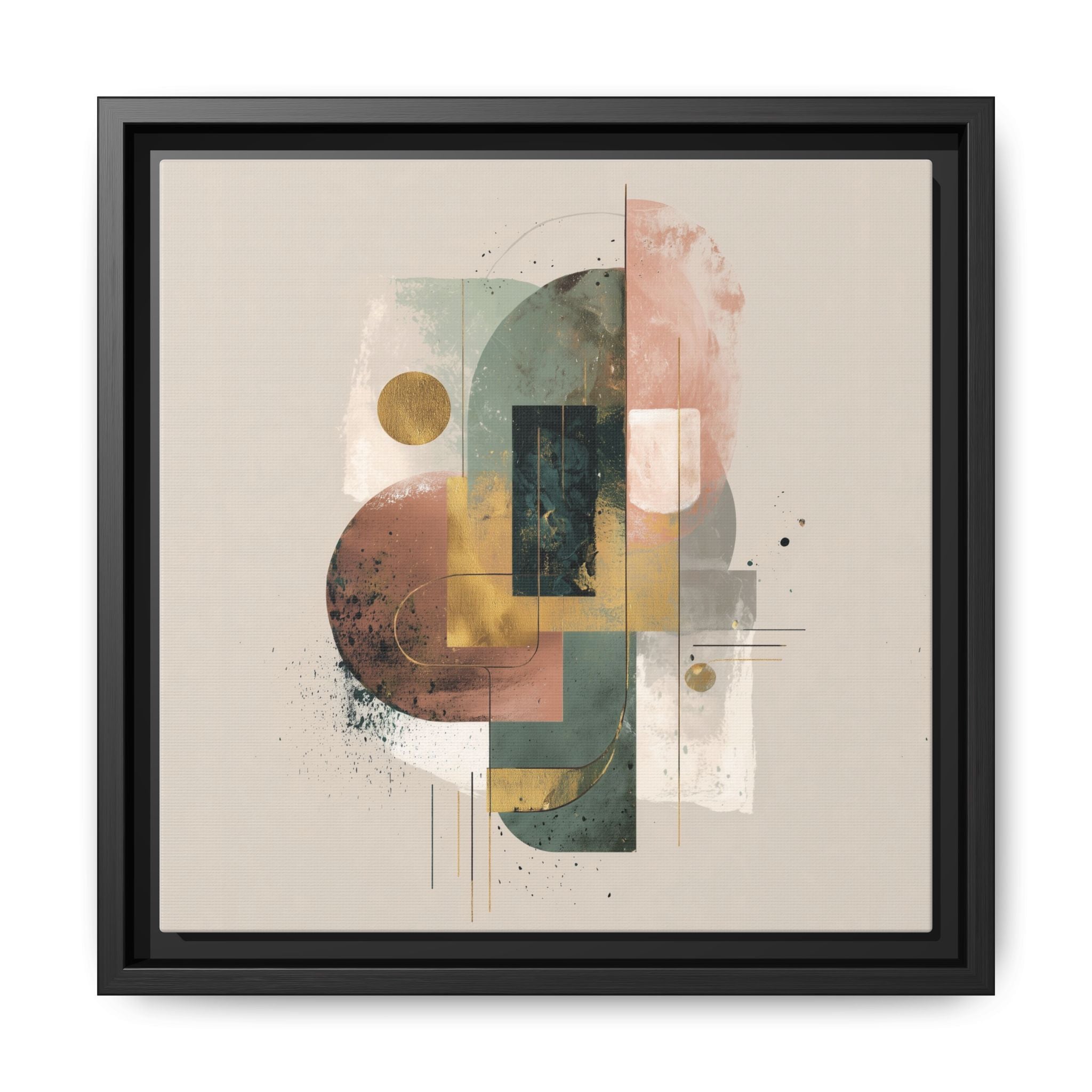 Organic Geometries: Fragmented Forms, Digital Abstract Composition, Layered Minimalist Art   |   Custom Orders Accepted