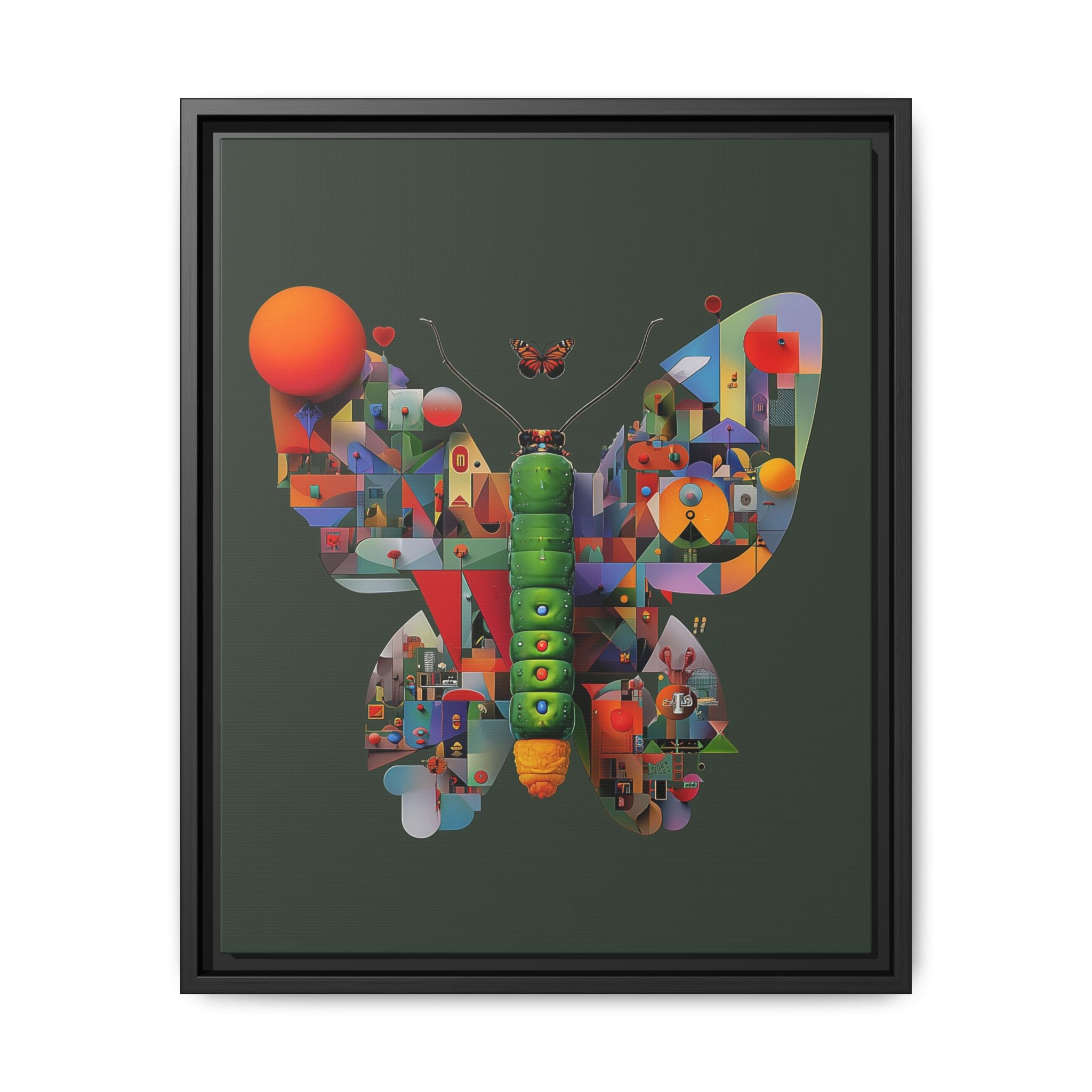 Furnie: Geometric Butterfly Mosaic, Digital Art Landscape   |    Custom Orders Available