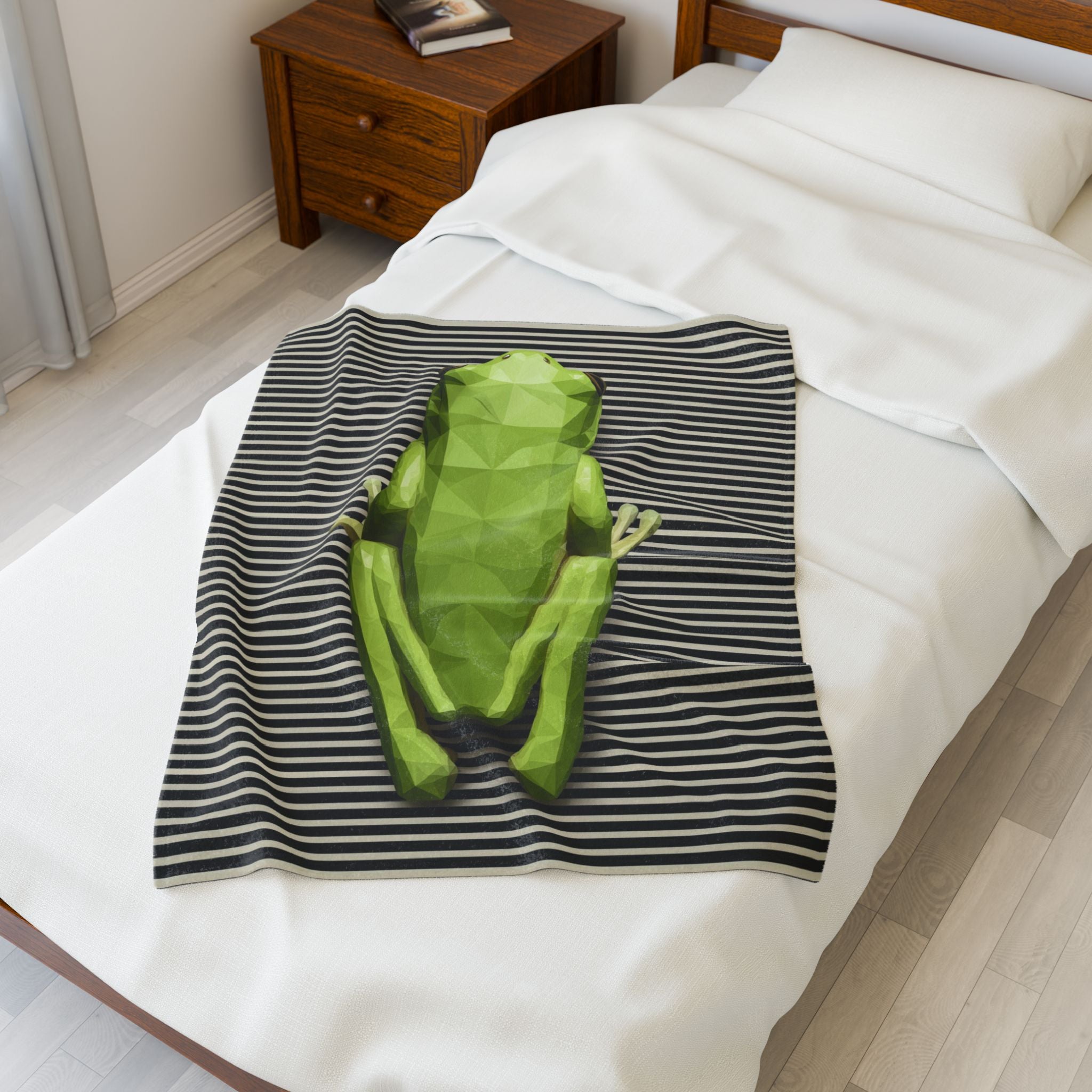 Crystalline Frog: Geometric Digital Art, Low-Poly Nature Illustration   |    Custom Orders Available